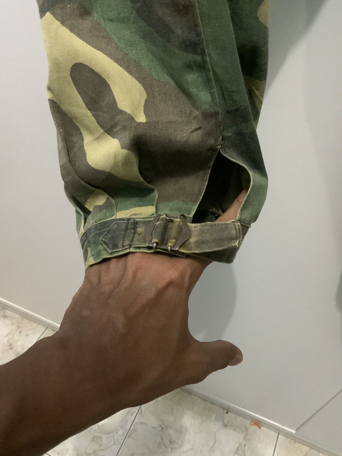 Japanese Brand Jacex Wide Thigh Utility Camo Millitary Kenya west Pant Size US 30 / EU 46 - 13 Thumbnail