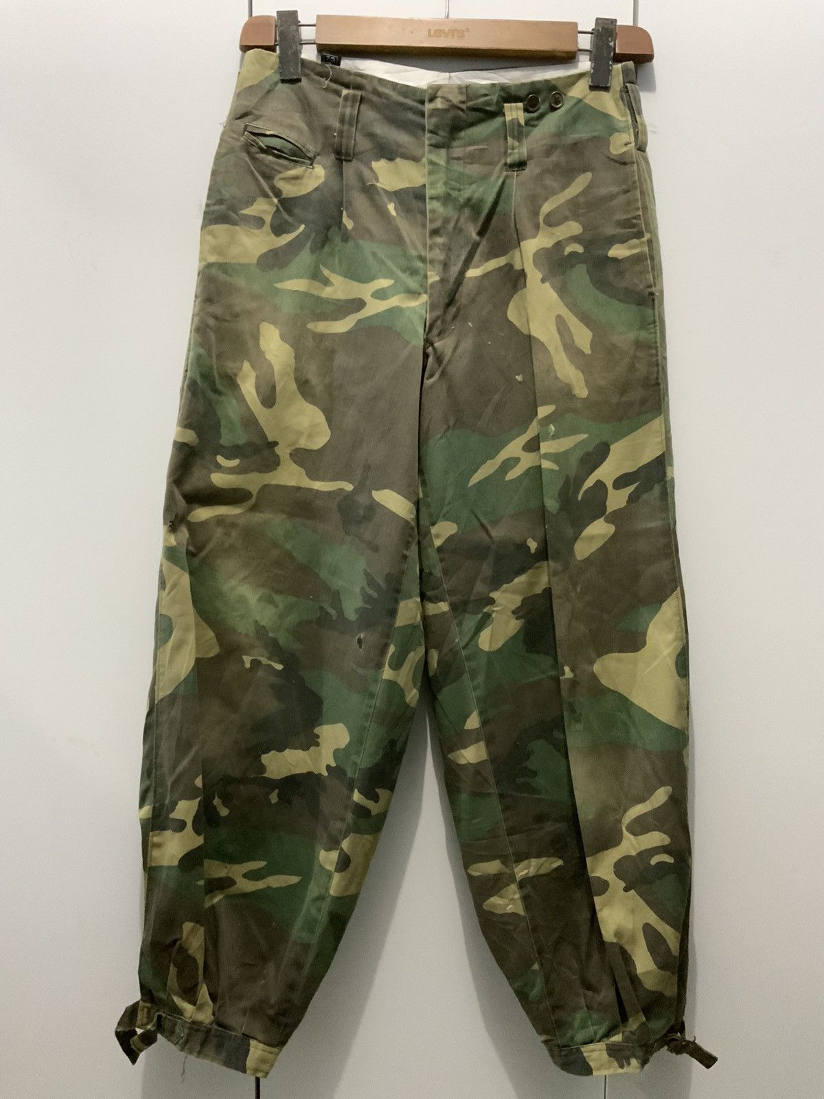 Japanese Brand Jacex Wide Thigh Utility Camo Millitary Kenya west Pant Size US 30 / EU 46 - 1 Thumbnail