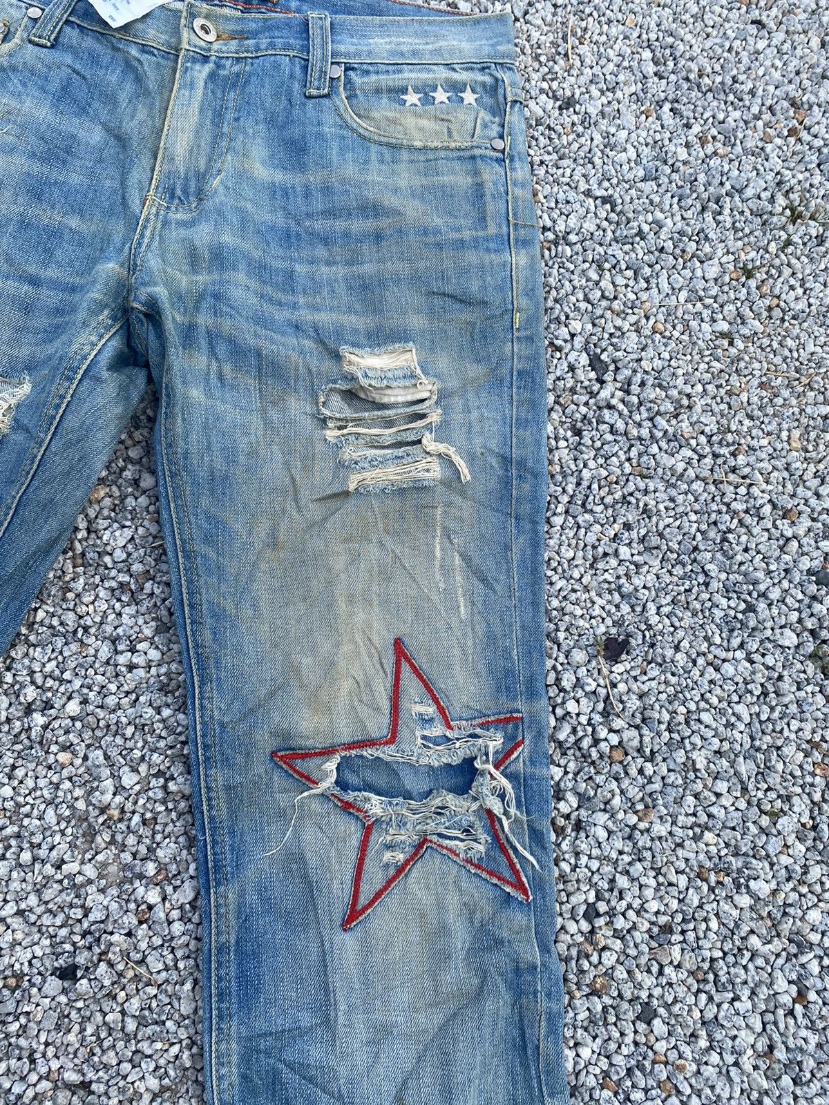 Jean Vintage Distressed Joge Martin Jeans Nice Design Size US 32 / EU 48 - 4 Thumbnail