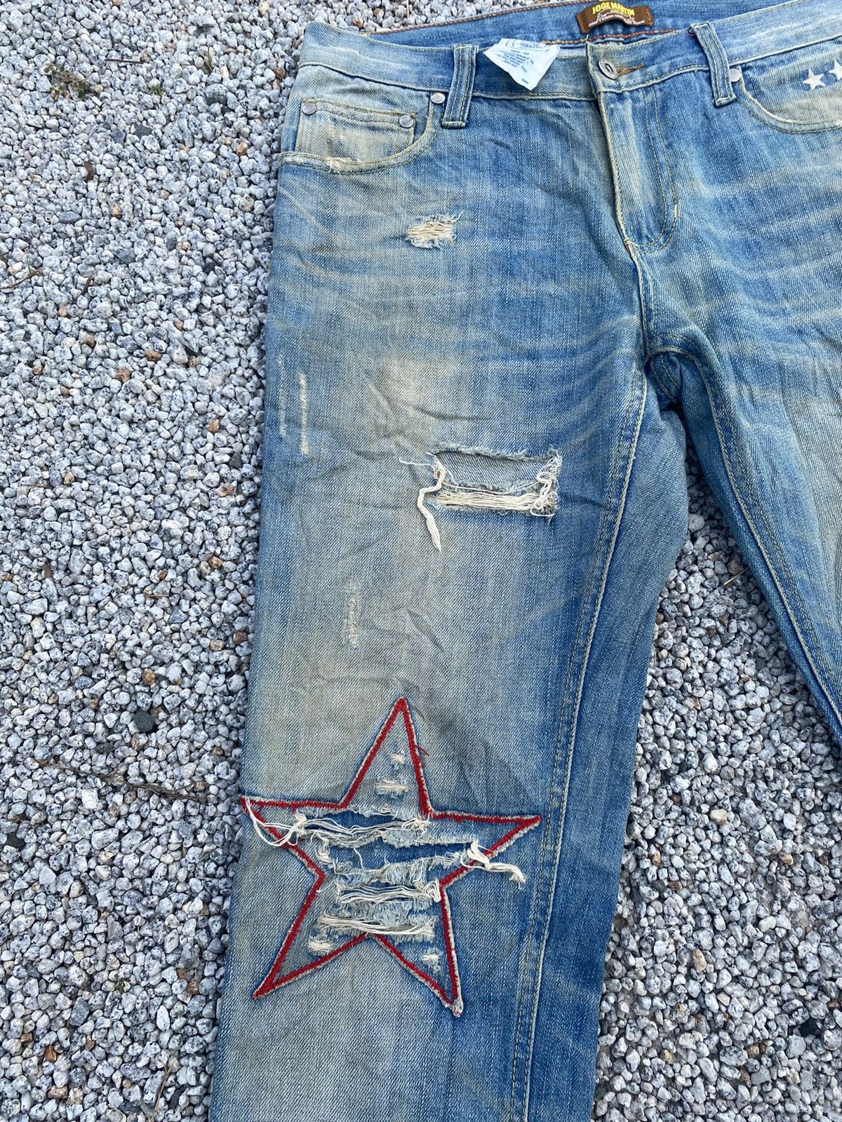 Jean Vintage Distressed Joge Martin Jeans Nice Design Size US 32 / EU 48 - 3 Thumbnail