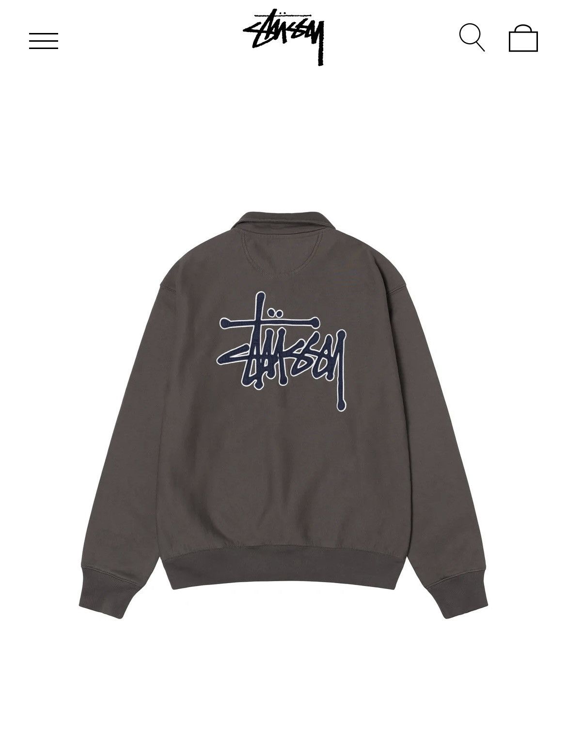 DENIM TEARS × Stussy STUSSY & DENIM TEARS HALF ZIP FLEECE | Grailed