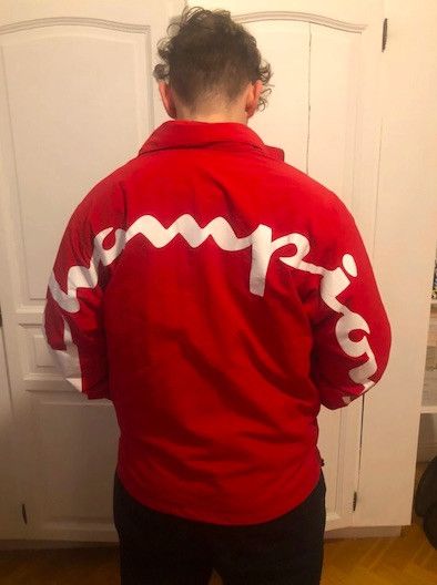 Supreme Supreme x Champion Track Jacket Red | Grailed