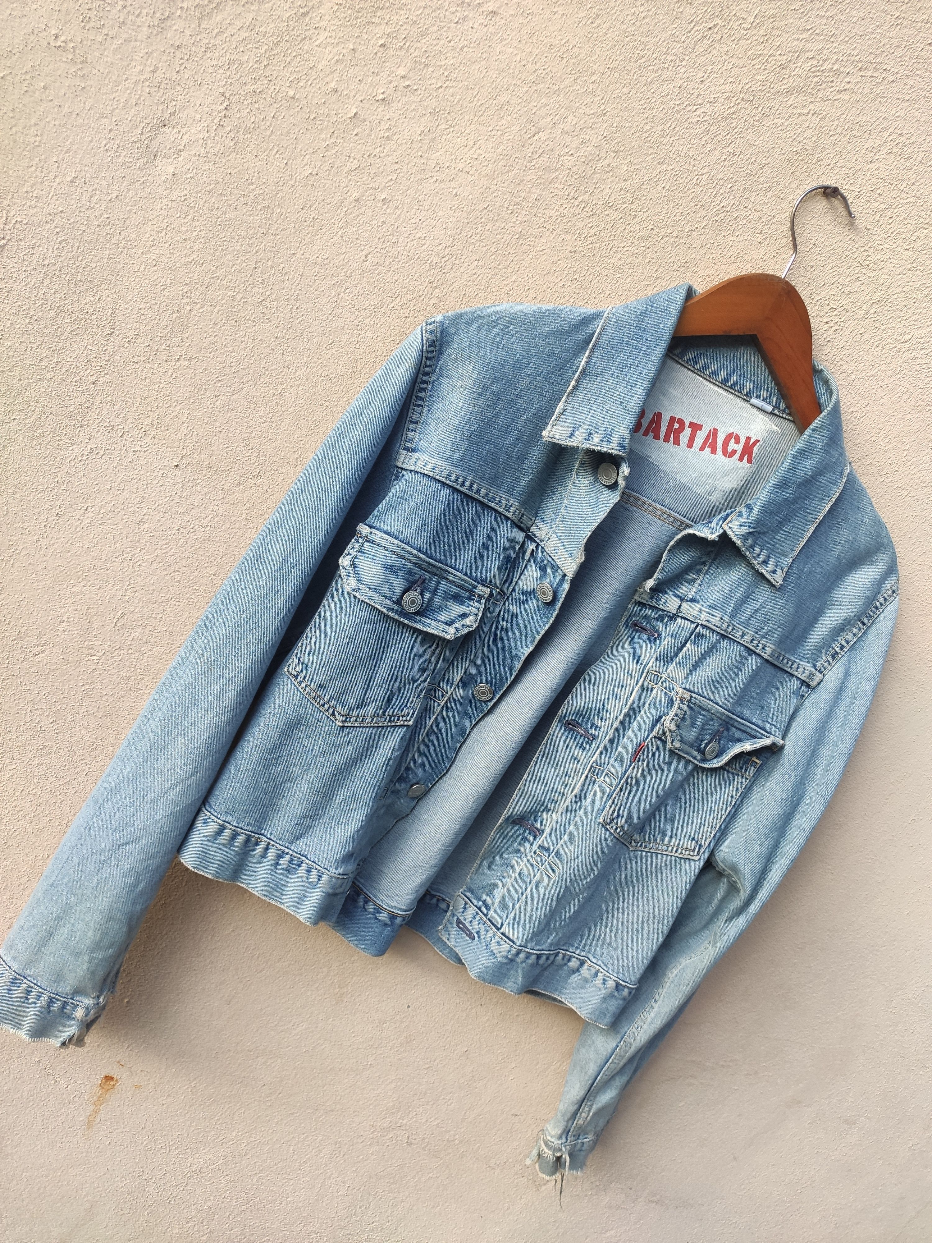 Bartack Denim Jacket distressed