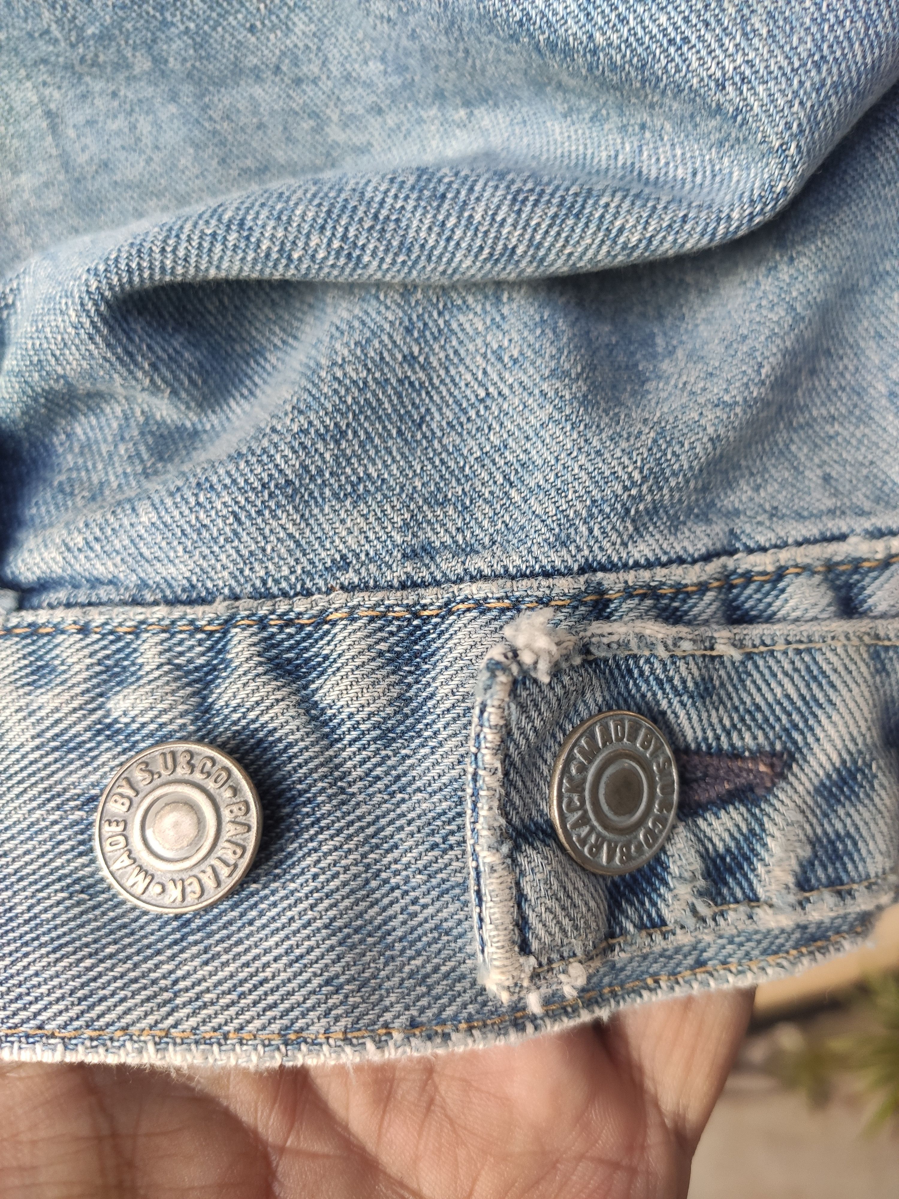 Japanese Brand Bartack Denim Jacket distressed Size S / US 4 / IT 40 - 4 Thumbnail