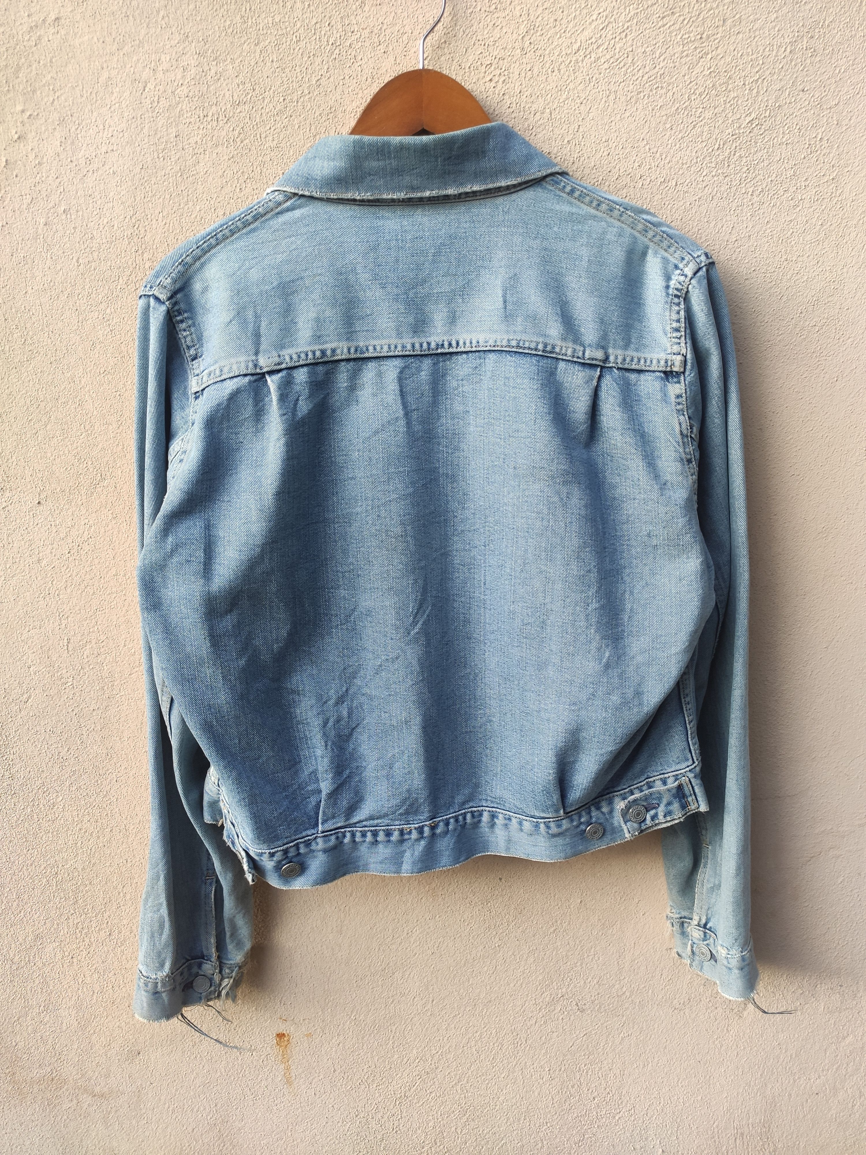 Japanese Brand Bartack Denim Jacket distressed Size S / US 4 / IT 40 - 5 Thumbnail