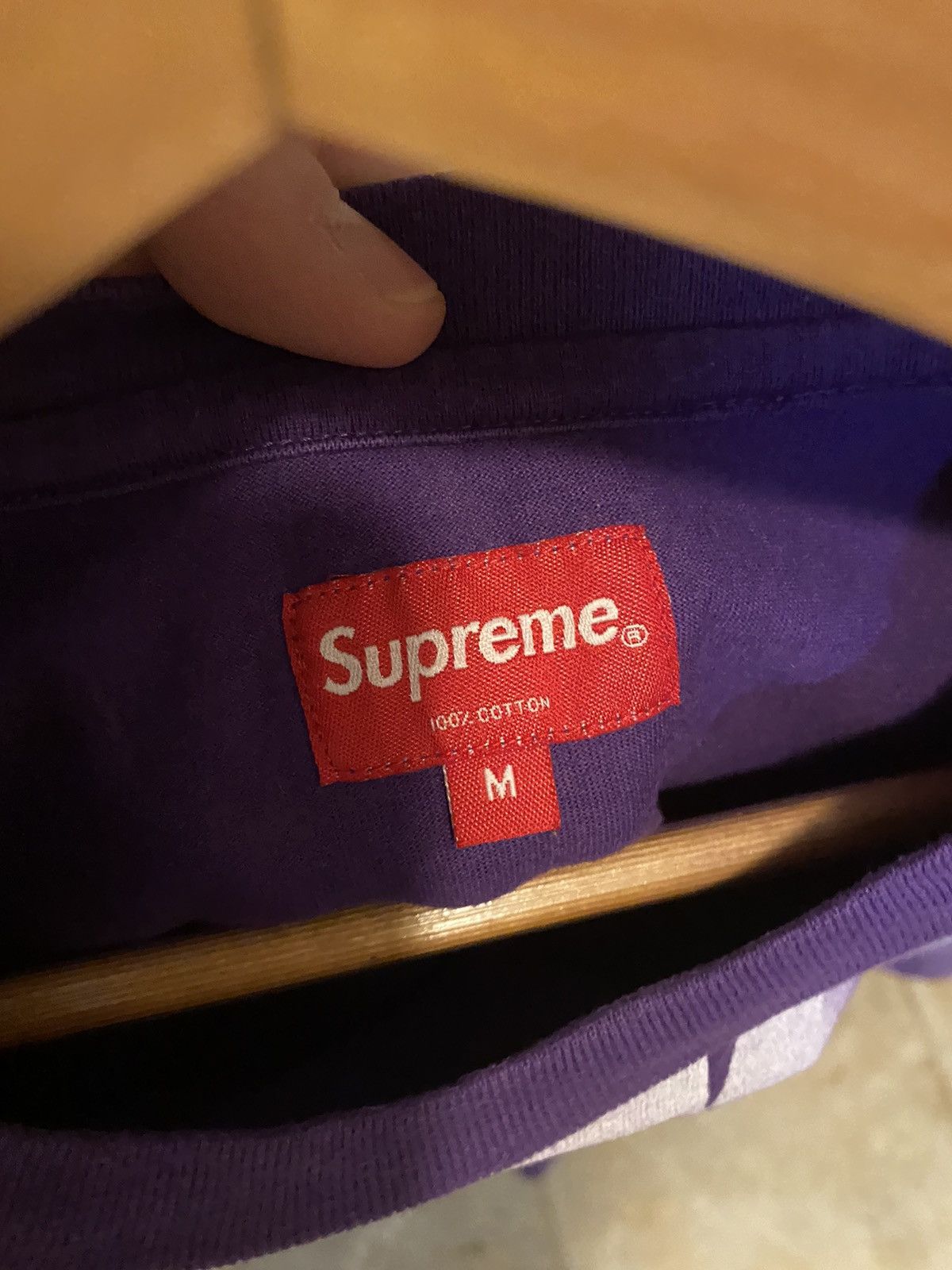 Supreme Supreme bleed tee purple Size US M / EU 48-50 / 2 - 3 Thumbnail