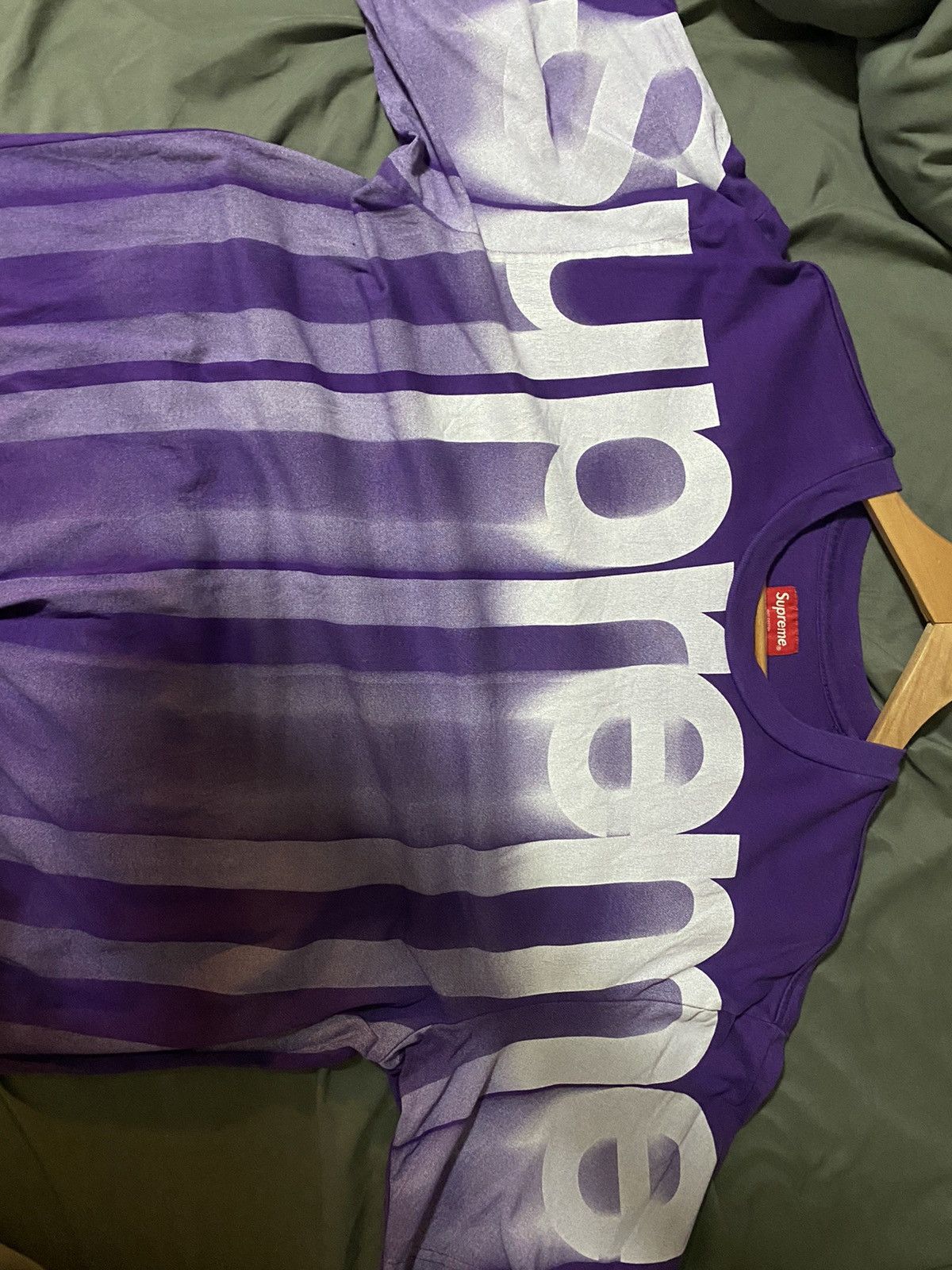 Supreme Supreme bleed tee purple Size US M / EU 48-50 / 2 - 2 Thumbnail