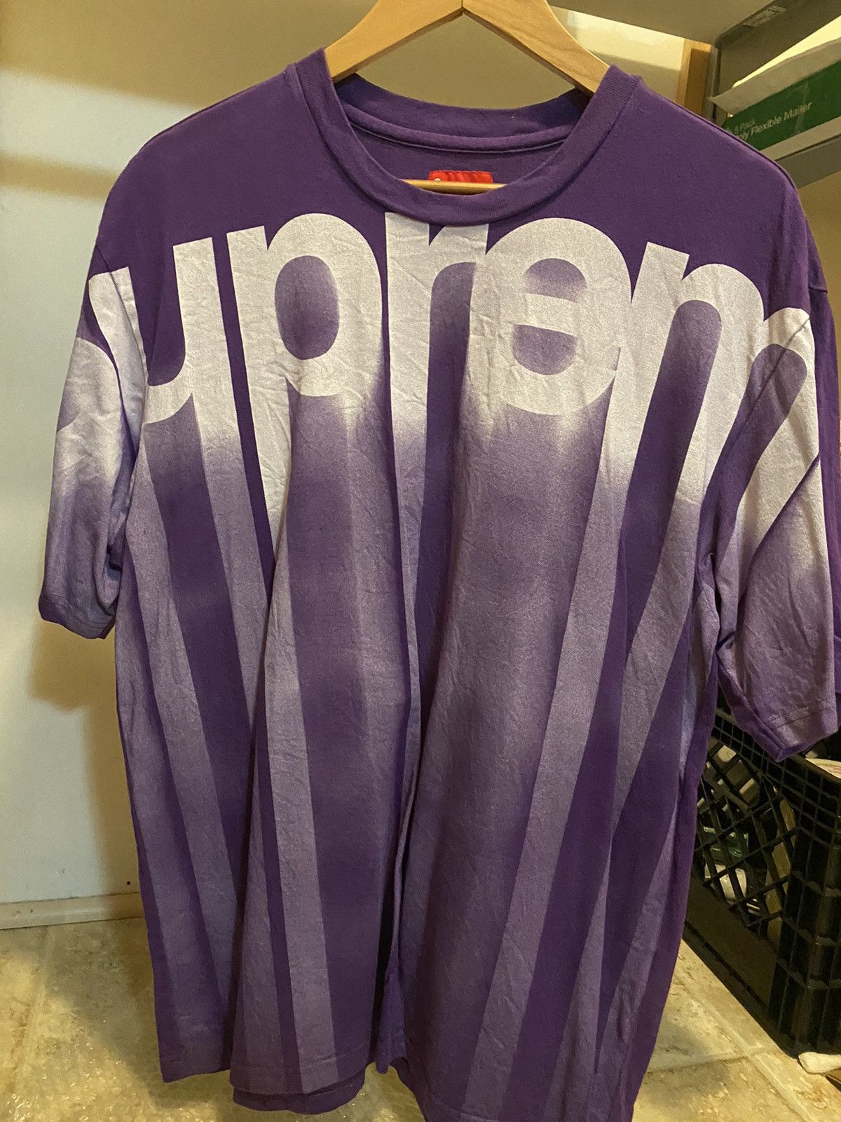 Supreme Supreme bleed tee purple Size US M / EU 48-50 / 2 - 1 Thumbnail