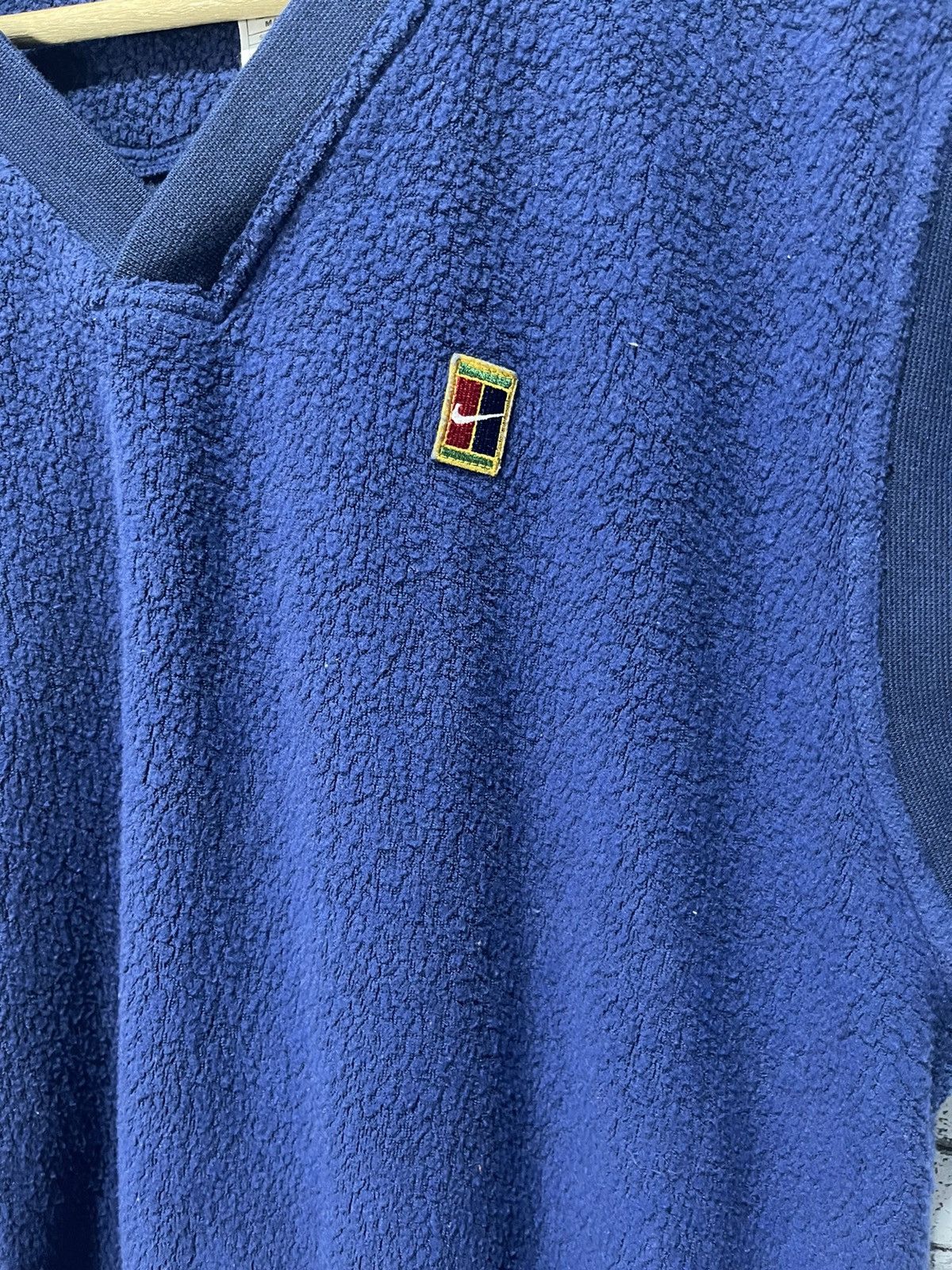 Nike × Vintage Vintage Nike Challenge Court Fleece Vest Size US L / EU 52-54 / 3 - 7 Thumbnail