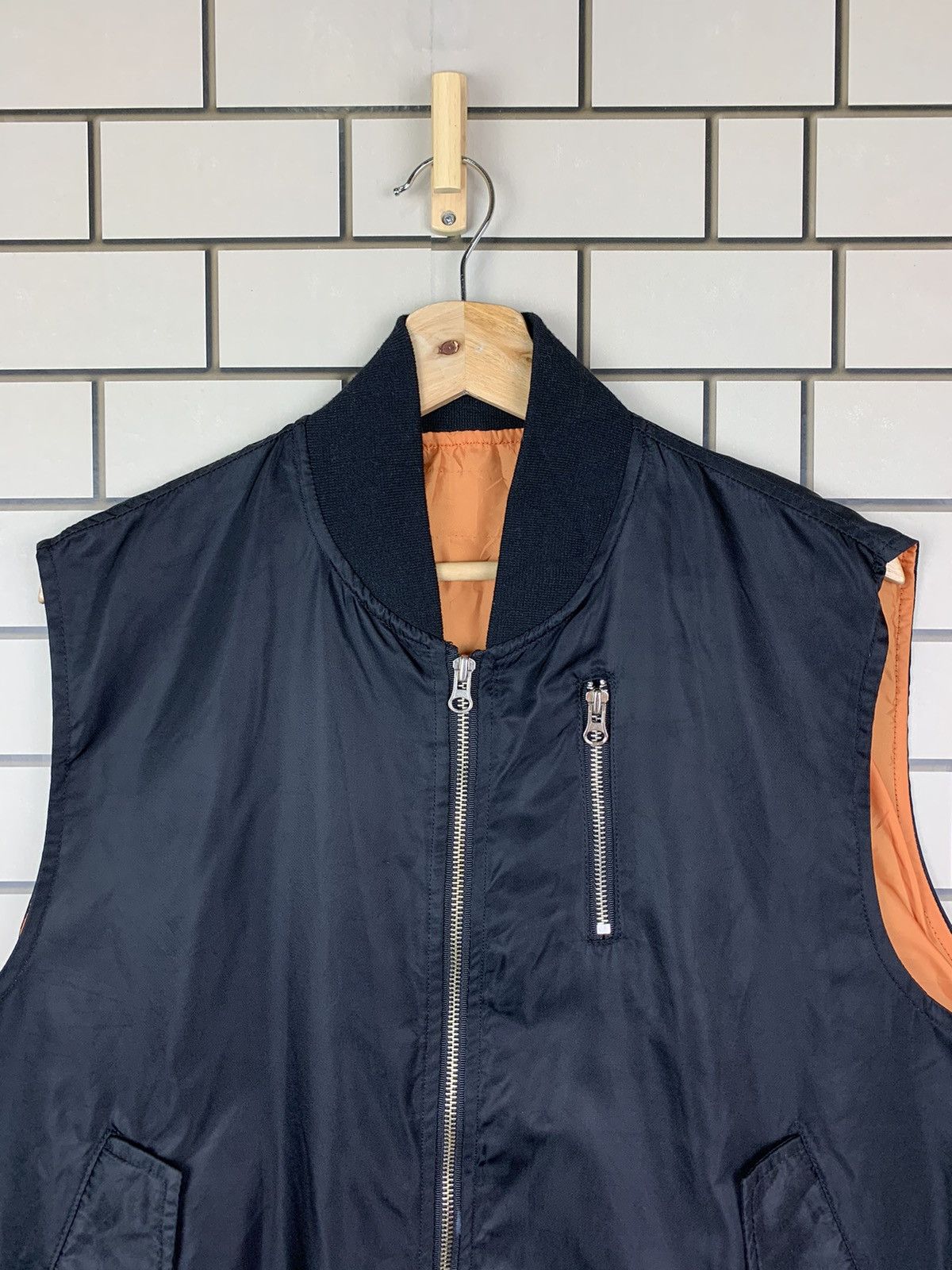 Other Vintage Vest Bomber Jacket Design Alpha Size US M / EU 48-50 / 2 - 2 Thumbnail