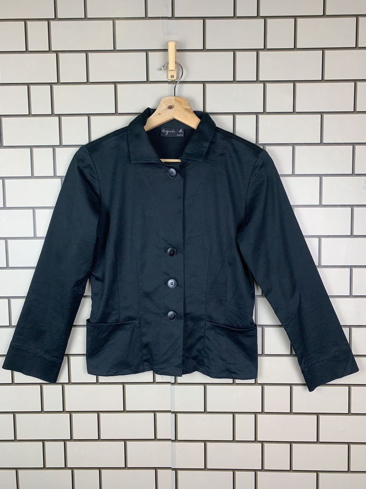 Vintage Agnes B Paris Cropped Jacket