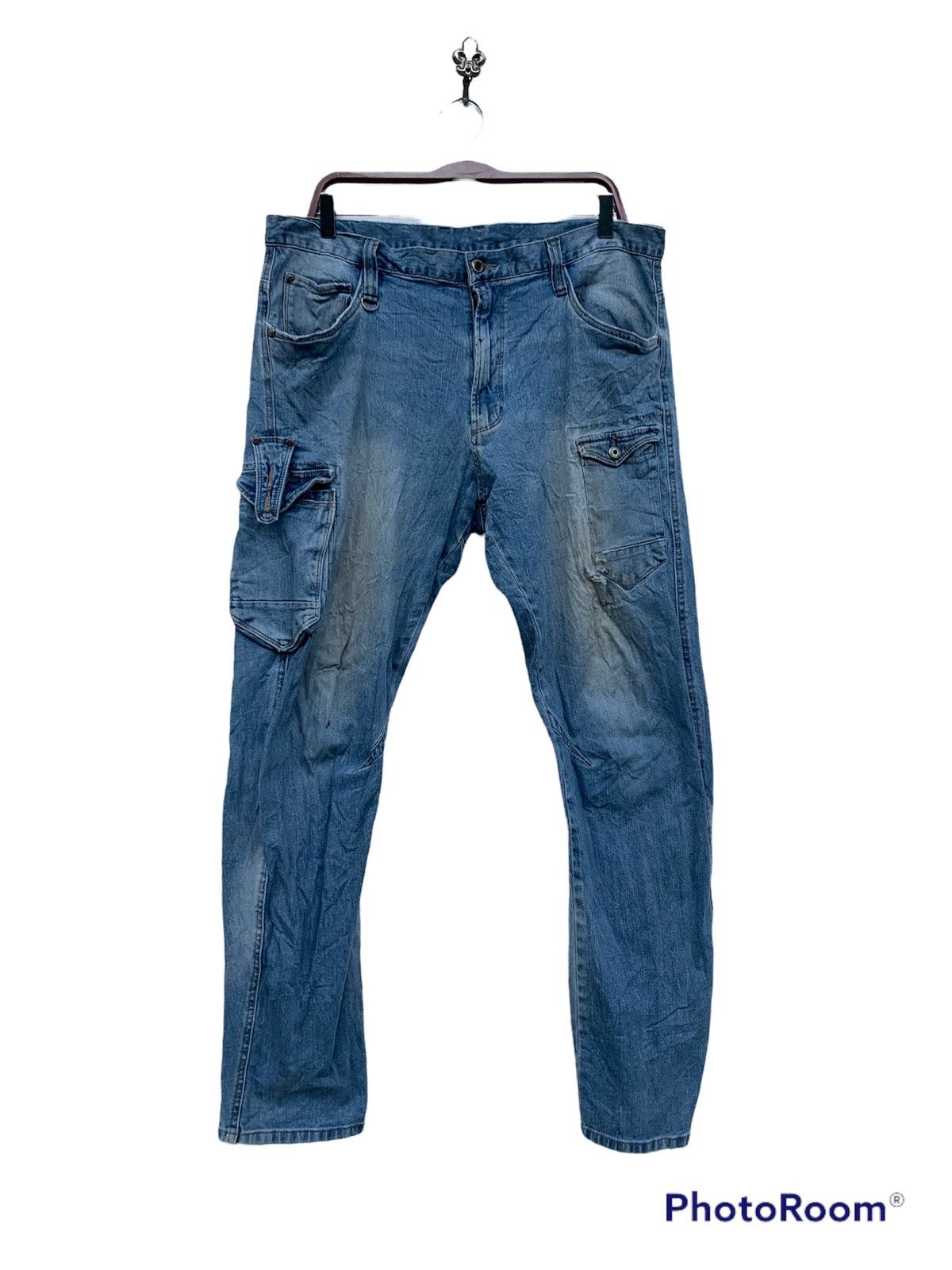 Japanese Brand × Vintage JAPANESE BRAND CARGO PANTS Size US 38 / EU 54 - 1 Thumbnail