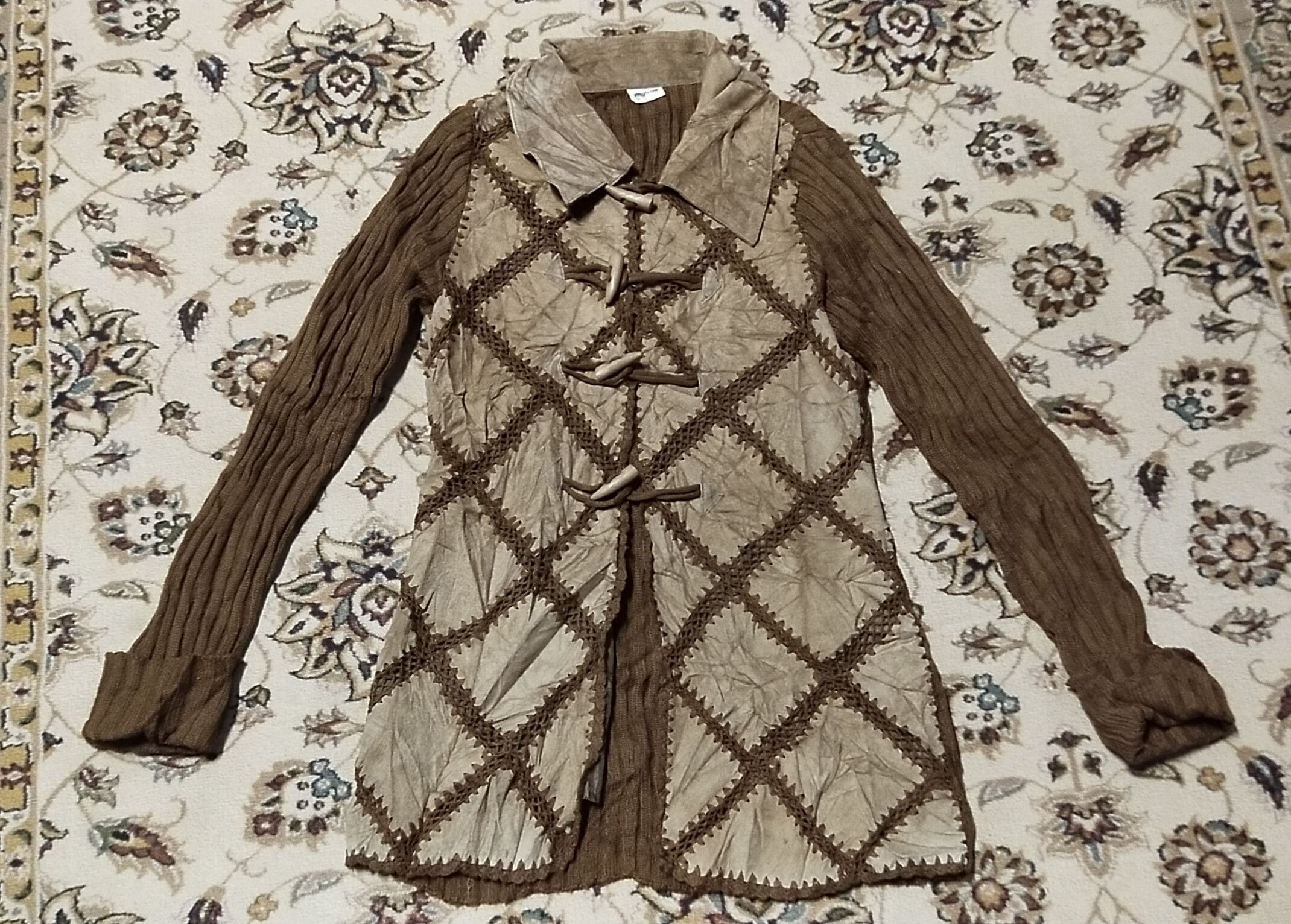 Rare Vingtrois Japanese Brands Knitwear Custom Leather