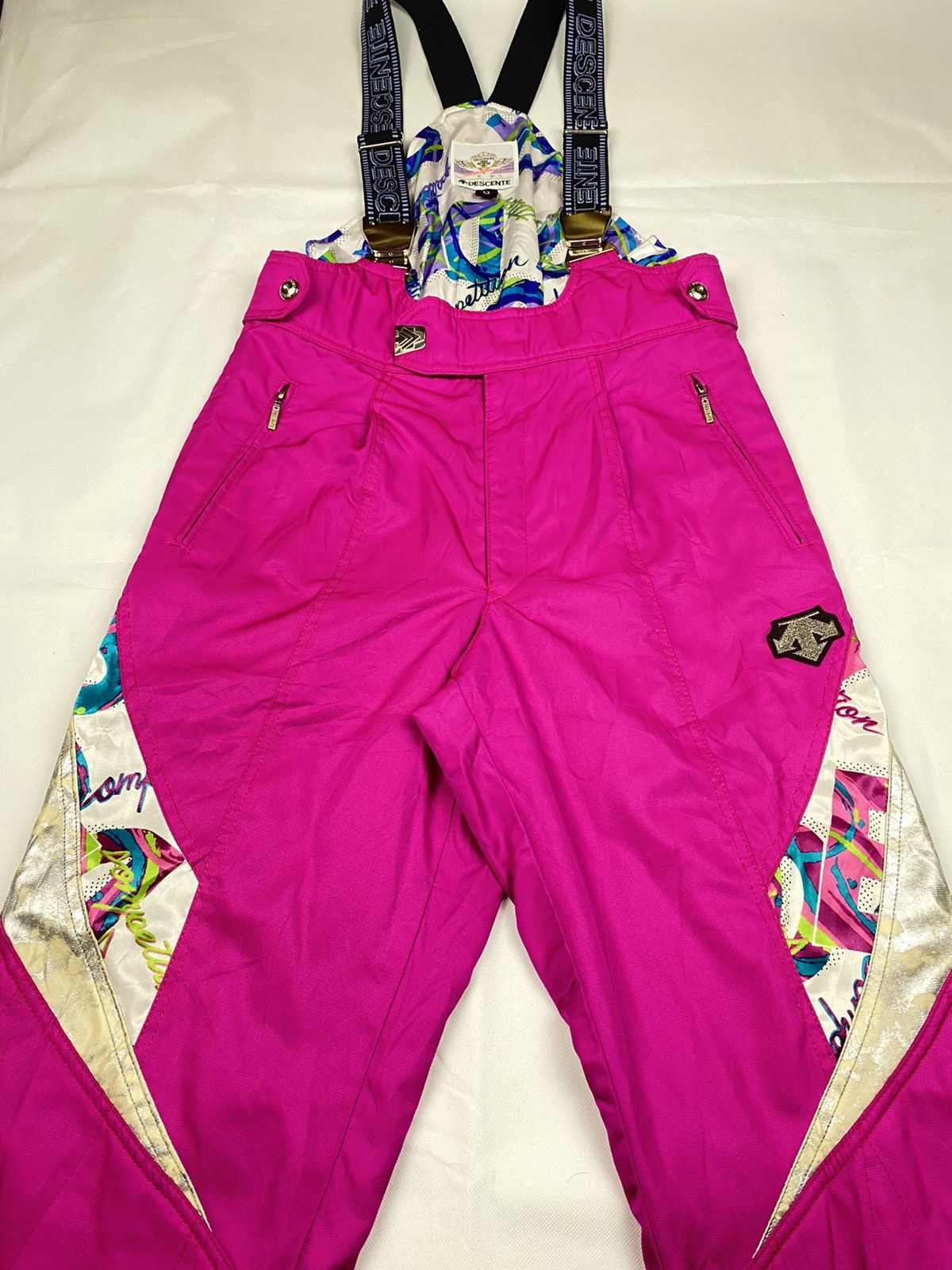 Descente × Japanese Brand Vintage Descente Bib Ski Pant Size US 31 - 4 Thumbnail