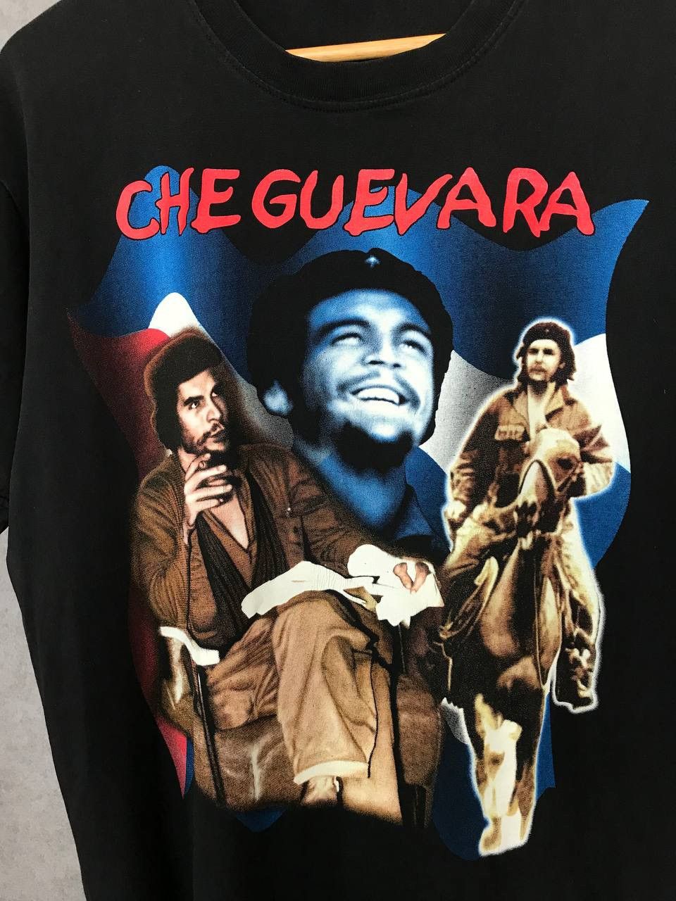 Vintage Che Guevara vintage cult overprinted tee Size US L / EU 52-54 / 3 - 3 Thumbnail