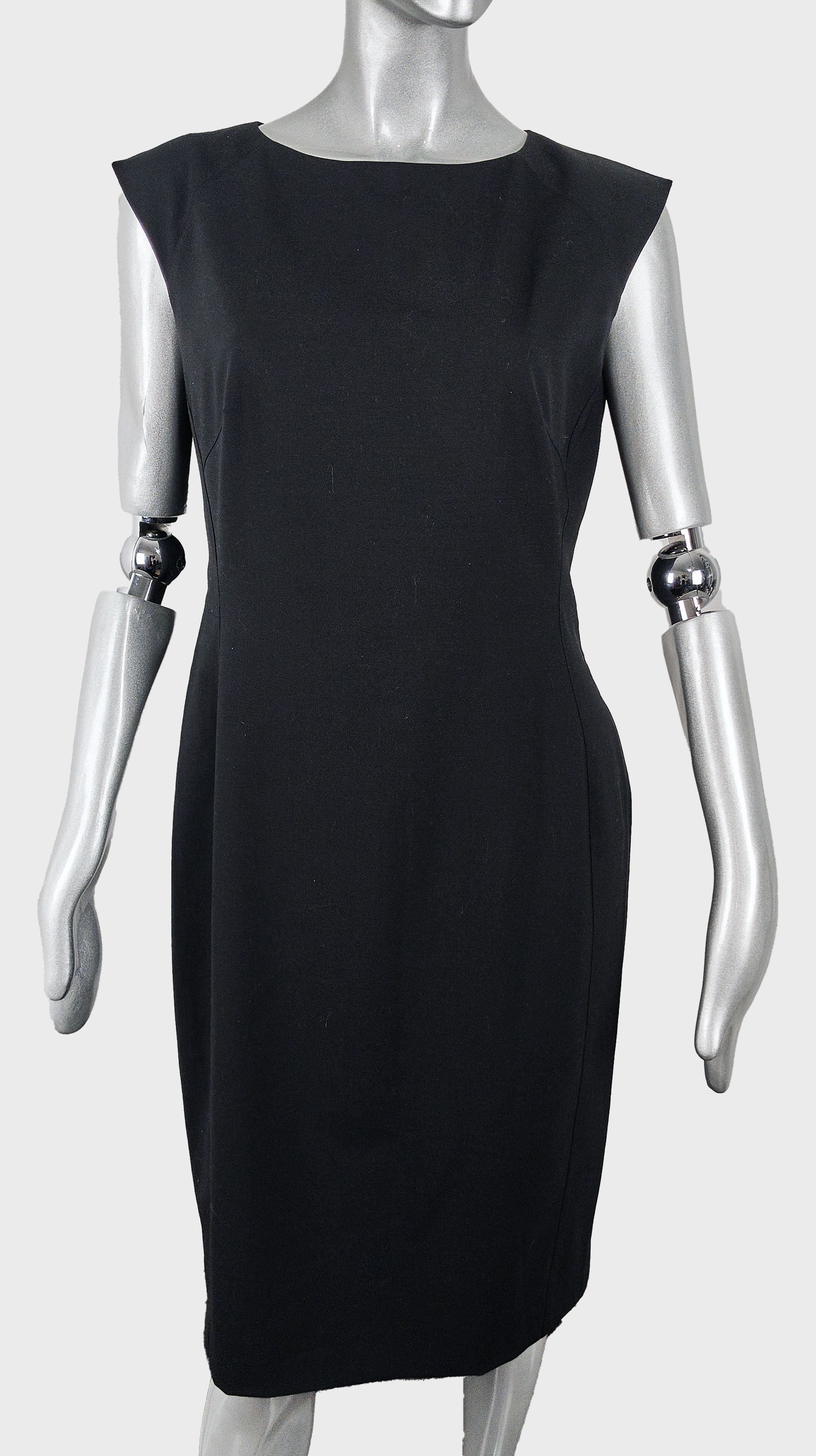 Vintage Classic black dress John Lewis fitted evening dress Size M / US 6-8 / IT 42-44 - 3 Thumbnail
