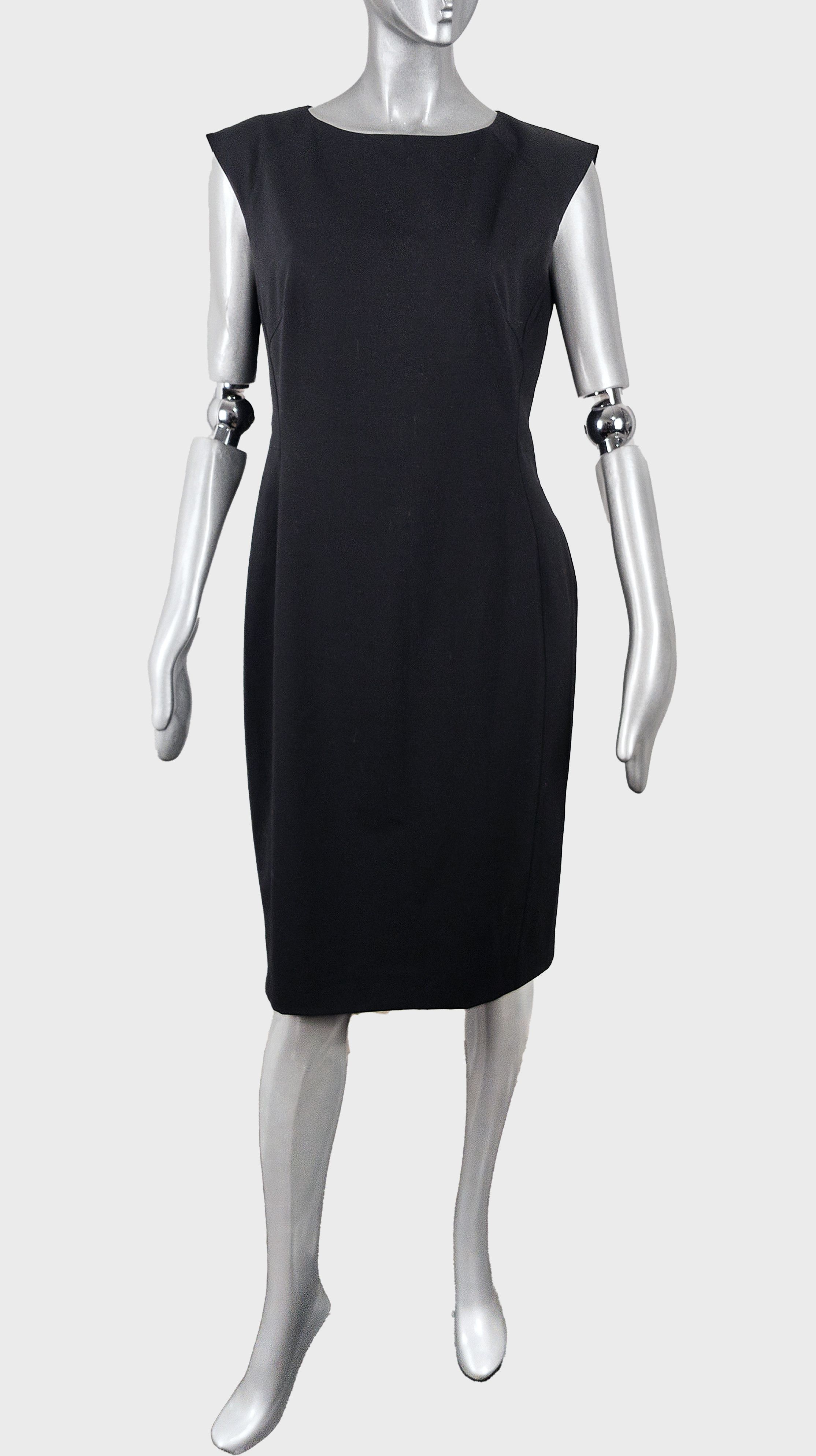 Vintage Classic black dress John Lewis fitted evening dress Size M / US 6-8 / IT 42-44 - 2 Thumbnail