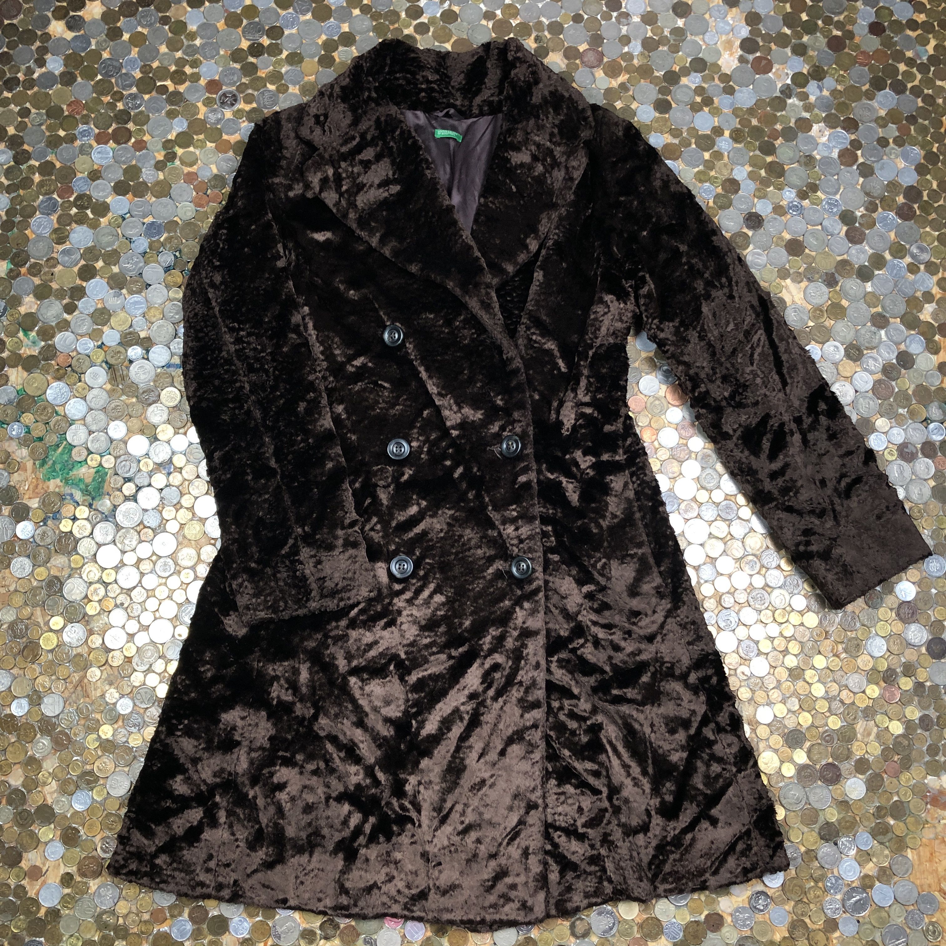 United Colors Of Benetton Vintage Fur Coat