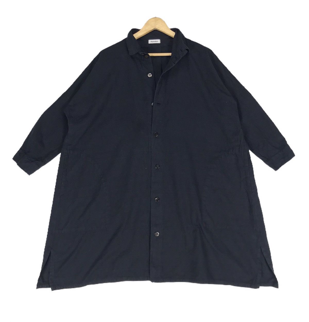 Issey Miyake Plantation Oversized Loose Three Quarters Sleeve Jacket Size US M / EU 48-50 / 2 - 2 Thumbnail