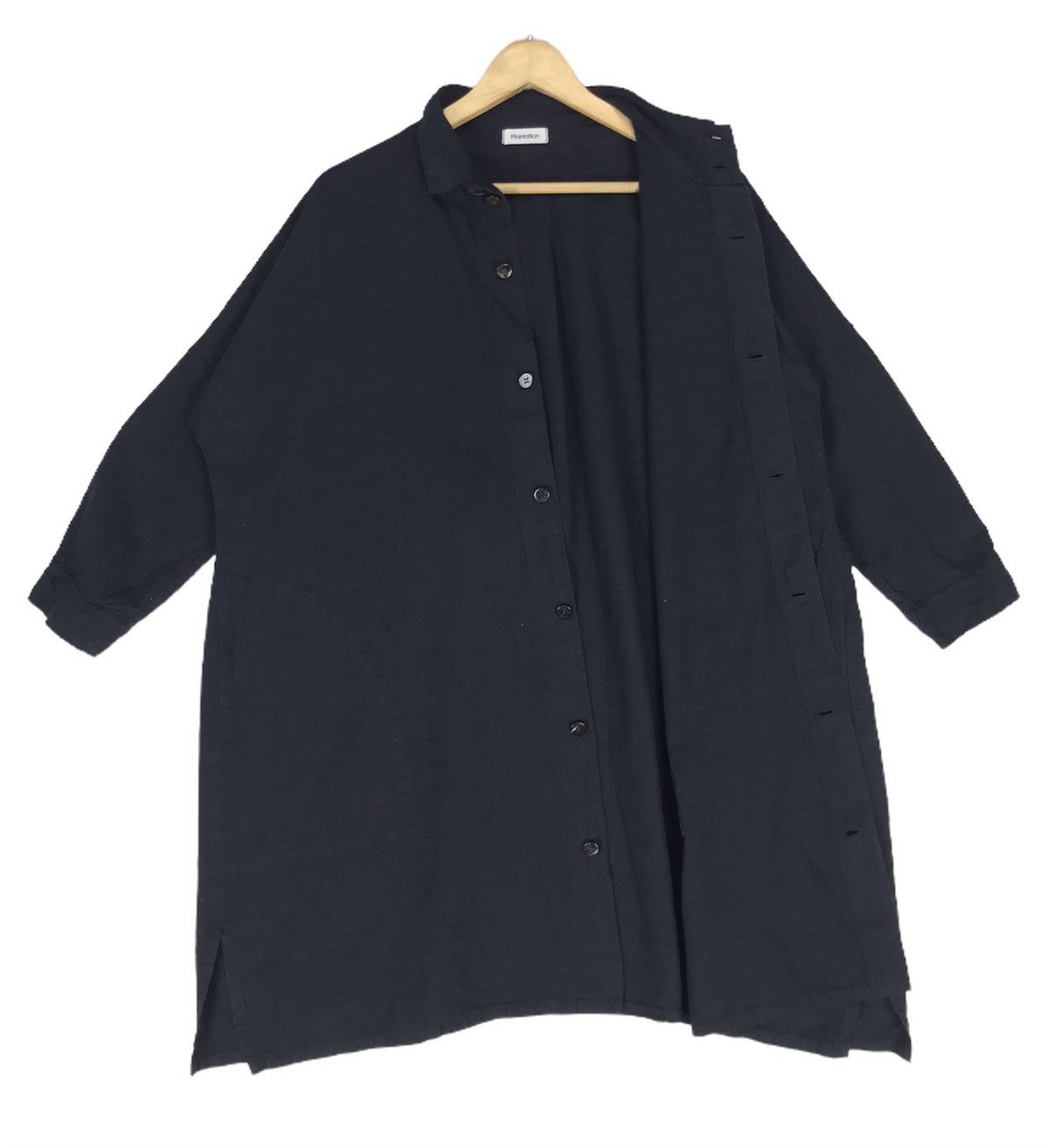 Issey Miyake Plantation Oversized Loose Three Quarters Sleeve Jacket Size US M / EU 48-50 / 2 - 1 Thumbnail