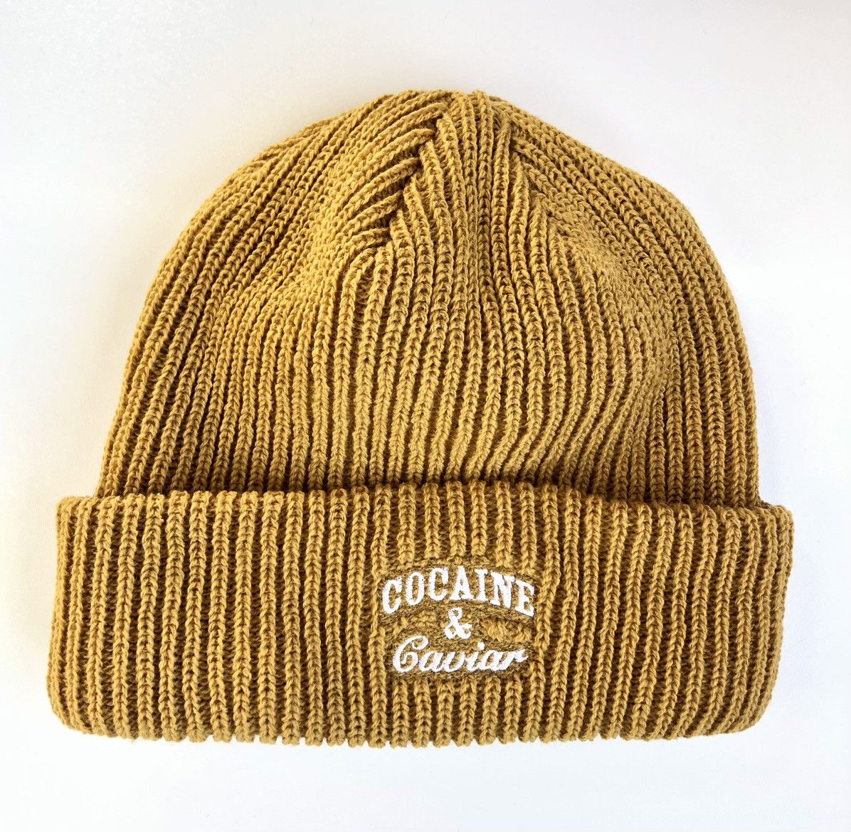 Vintage Rare 🔥 Cocaine & Caviar Loose Gauge Beanie Size ONE SIZE - 1 Thumbnail