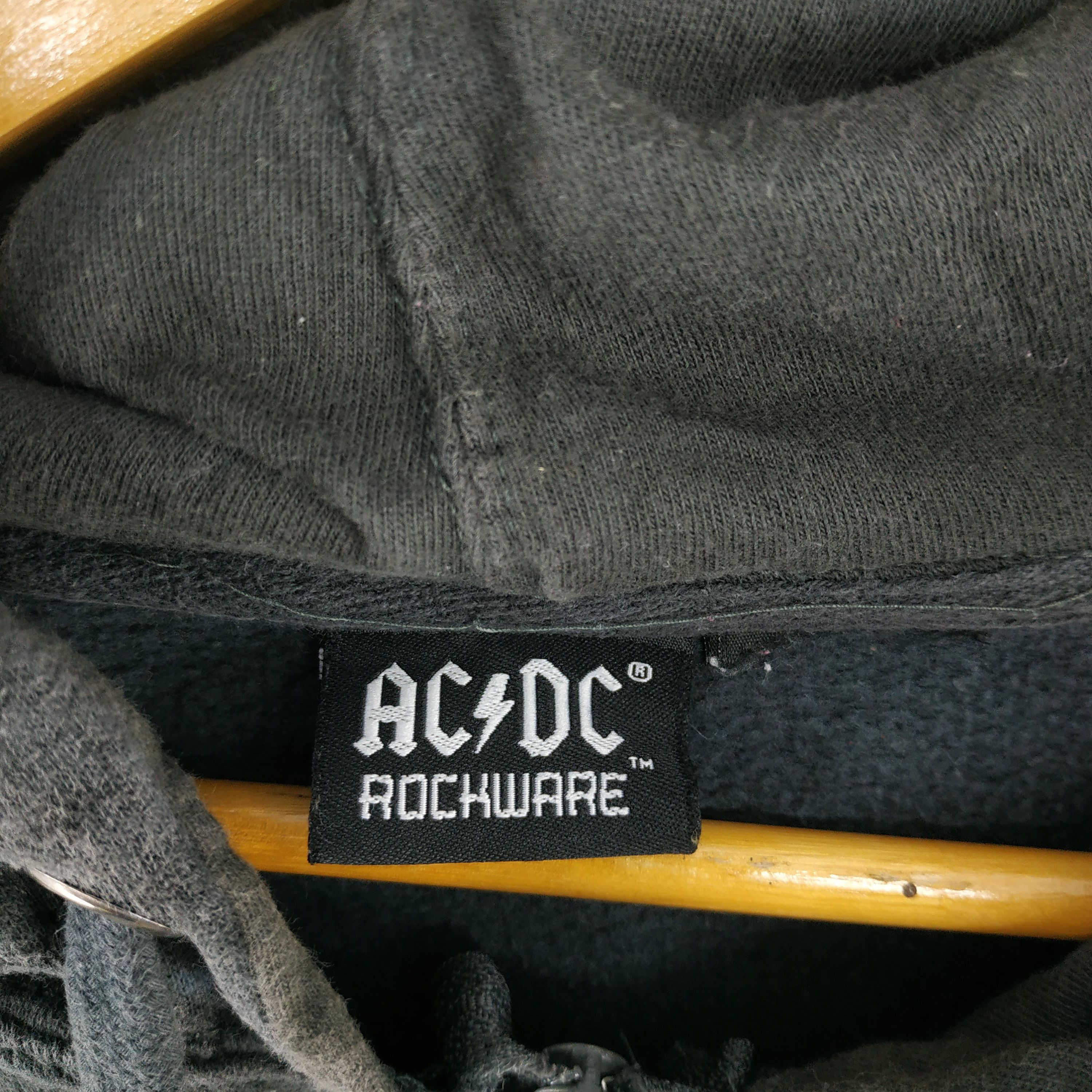 AC/DC × Band Tees × Vintage ACDC Fullprint Band Hoodies. #E Size US XL / EU 56 / 4 - 6 Thumbnail