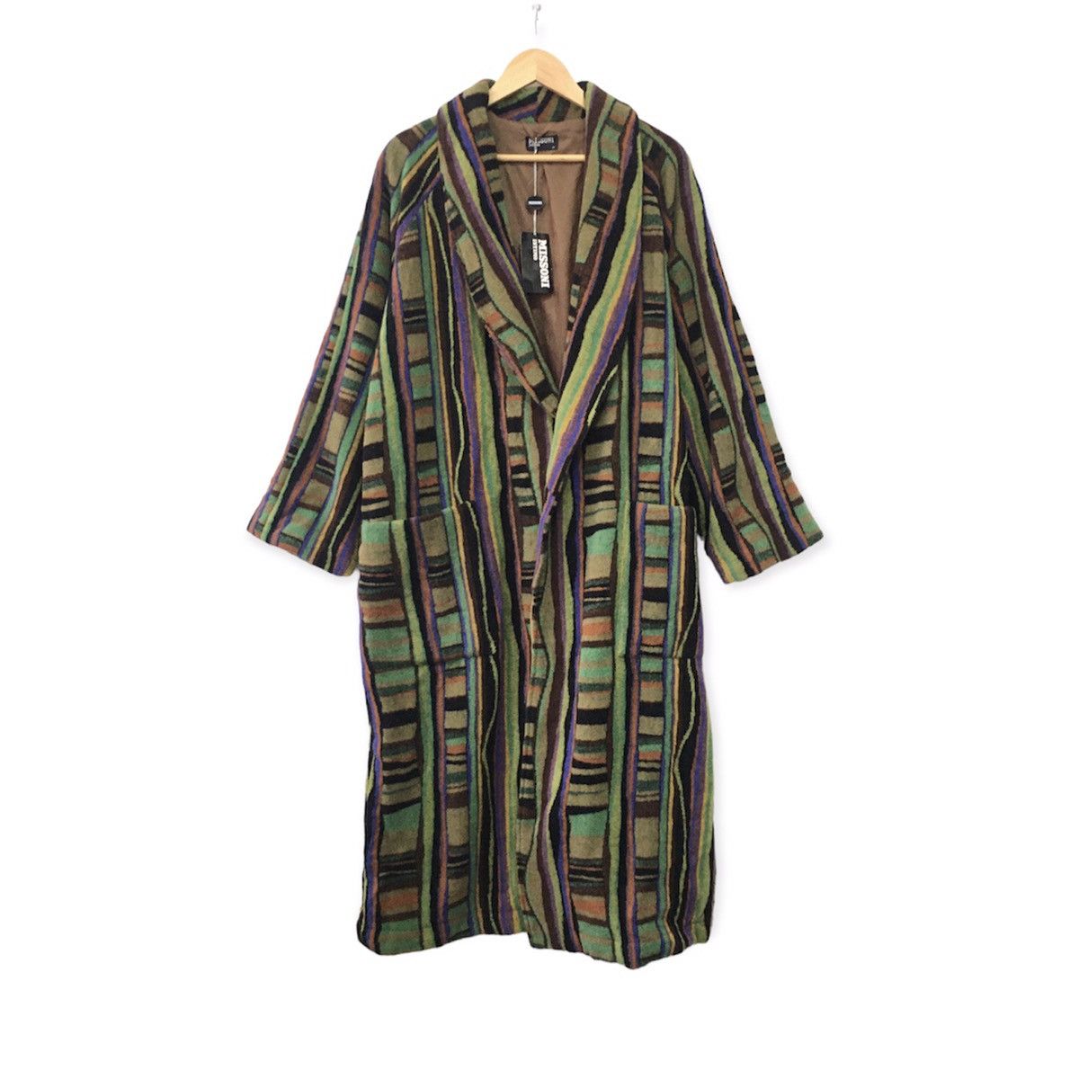 Missoni Missoni Patterned Knit Robe / Coat–Multicolor–Made in Italy Size M / US 6-8 / IT 42-44 - 1 Thumbnail