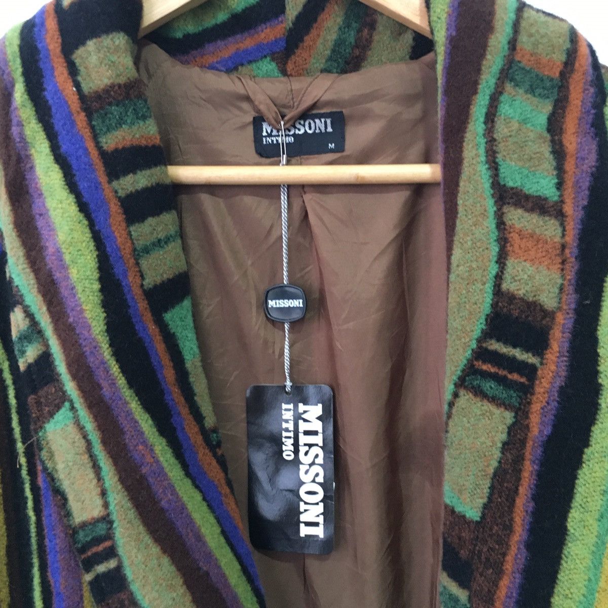 Missoni Missoni Patterned Knit Robe / Coat–Multicolor–Made in Italy Size M / US 6-8 / IT 42-44 - 4 Thumbnail