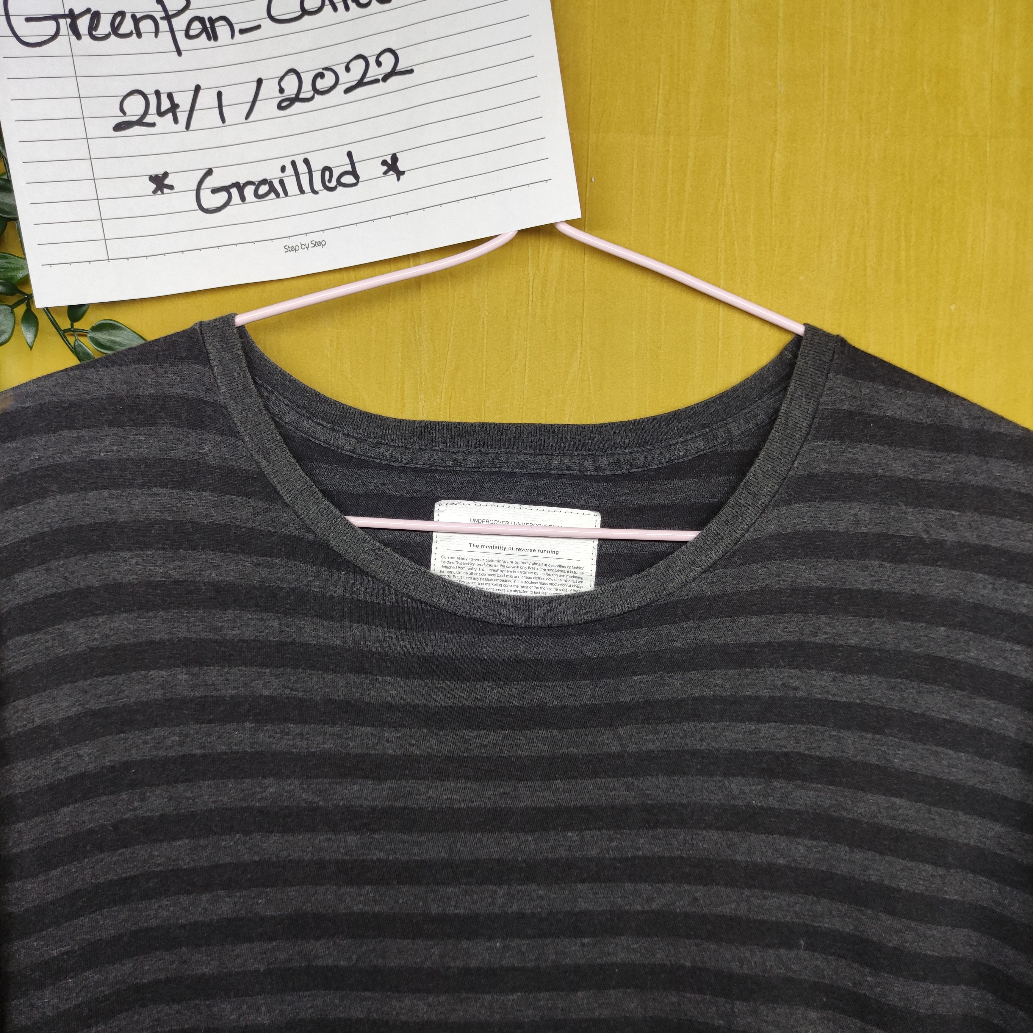 Undercover Undercover Undercoverism reverse running single stitch tee Size US M / EU 48-50 / 2 - 6 Thumbnail