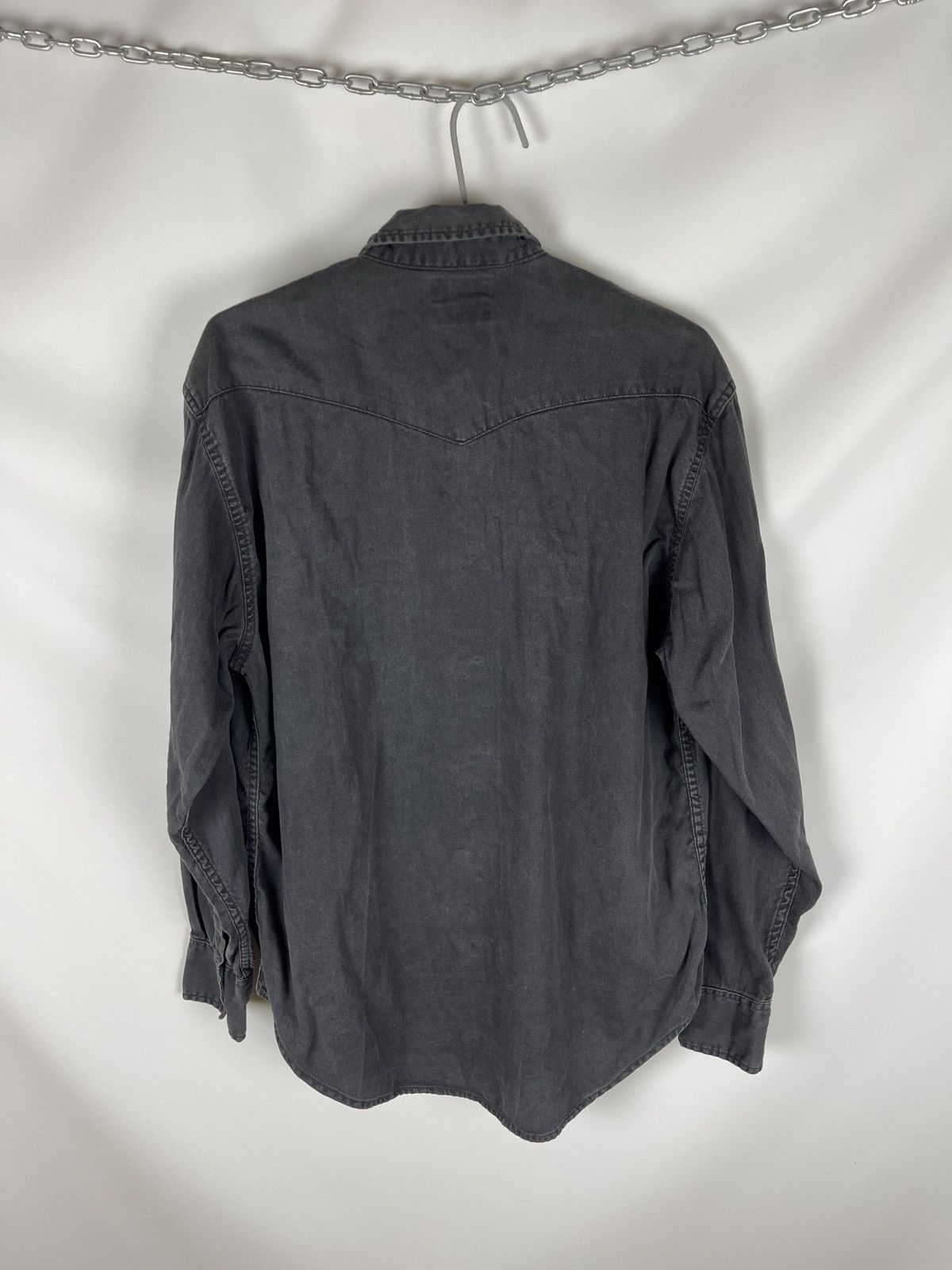 Levi's Levi’s vintage 90s black grey long sleeve shirt red tab Size US M / EU 48-50 / 2 - 13 Thumbnail
