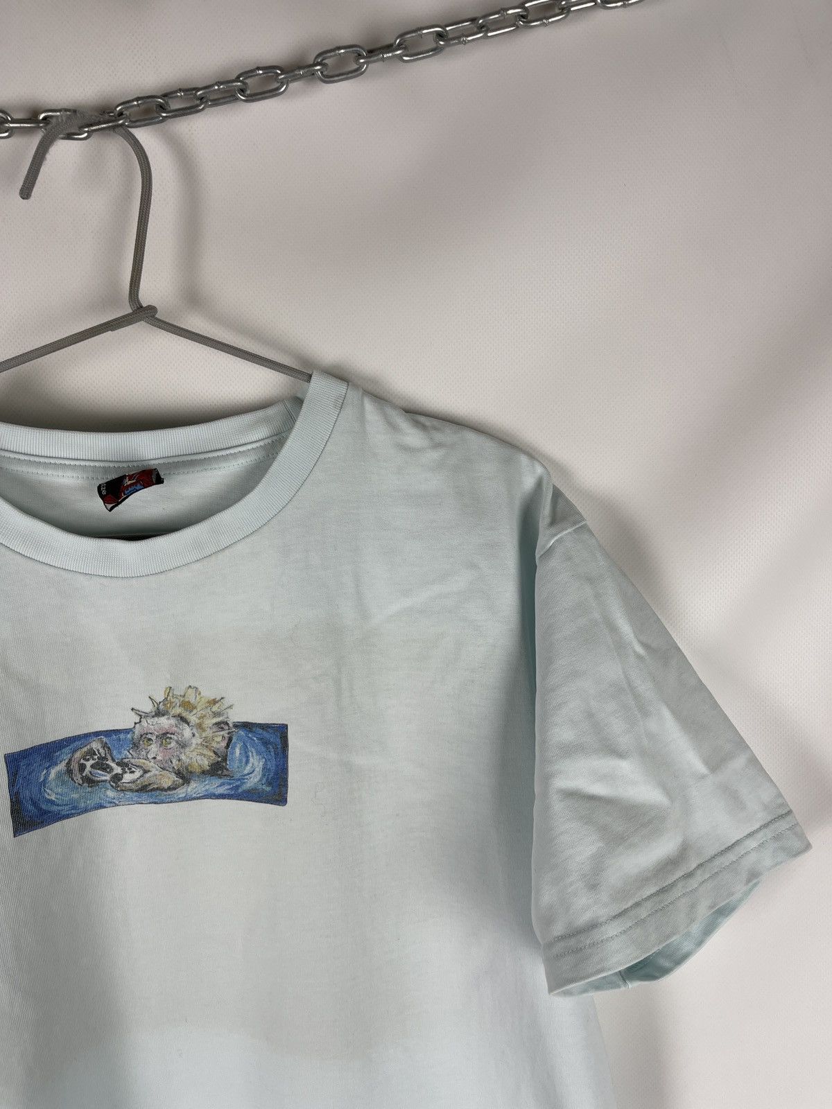 Derschutze Derschutze Monkey Gamer ape playing skateboarding print tee Size US M / EU 48-50 / 2 - 3 Thumbnail
