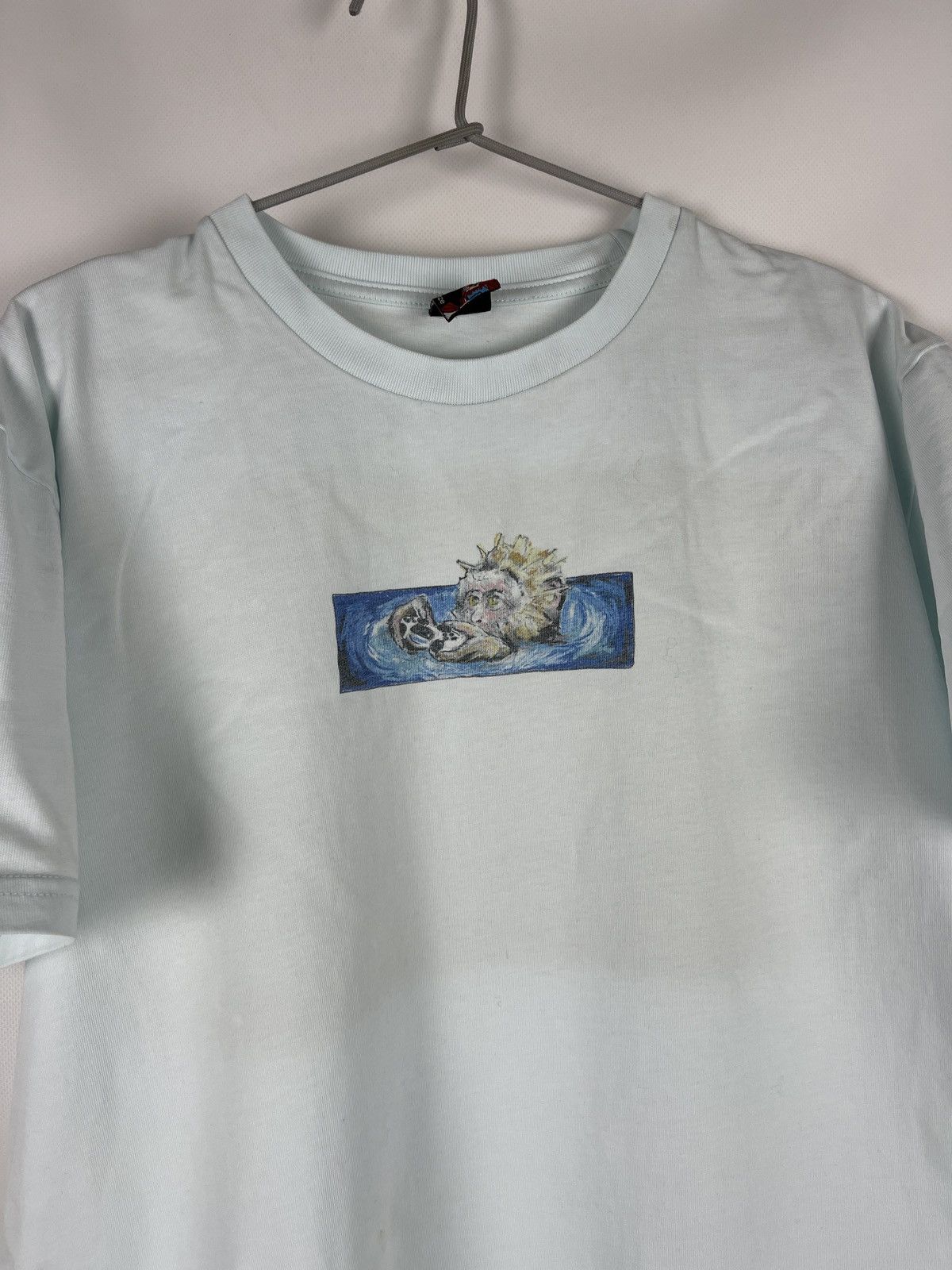 Derschutze Derschutze Monkey Gamer ape playing skateboarding print tee Size US M / EU 48-50 / 2 - 6 Thumbnail