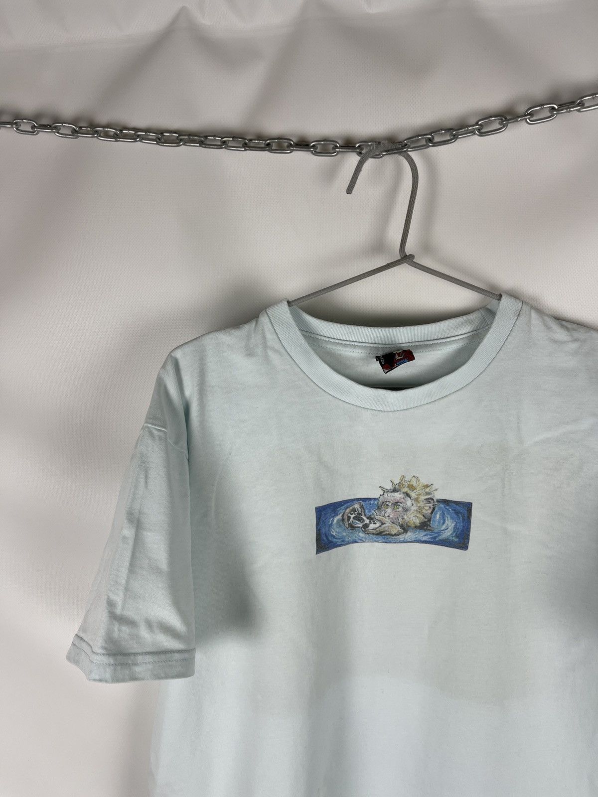 Derschutze Derschutze Monkey Gamer ape playing skateboarding print tee Size US M / EU 48-50 / 2 - 2 Thumbnail
