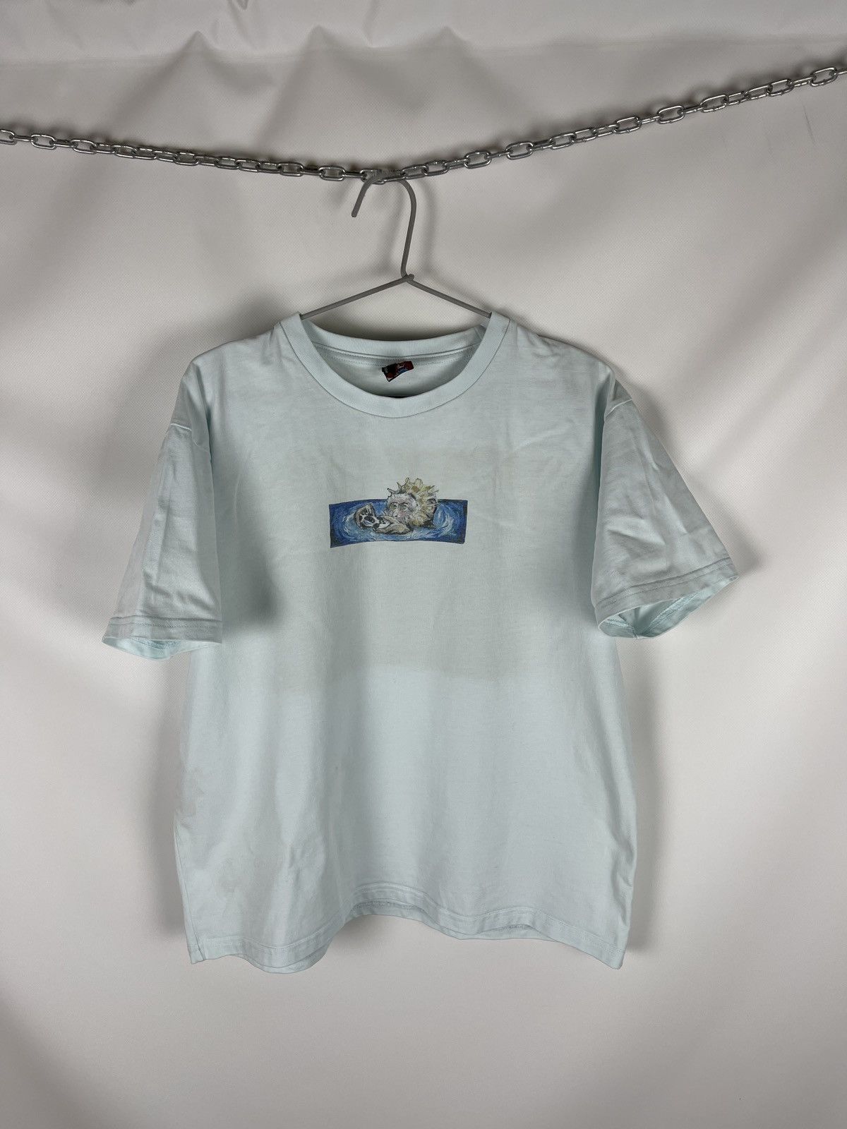 Derschutze Derschutze Monkey Gamer ape playing skateboarding print tee Size US M / EU 48-50 / 2 - 1 Thumbnail