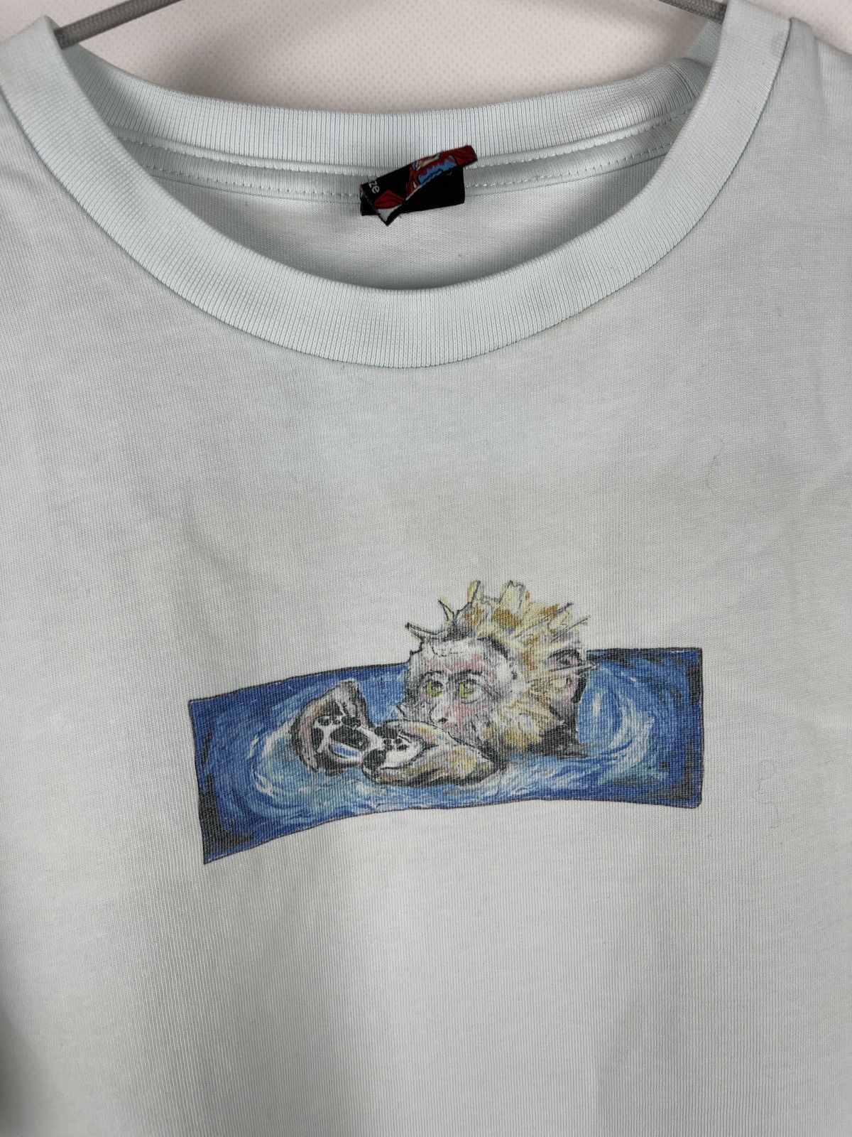 Derschutze Derschutze Monkey Gamer ape playing skateboarding print tee Size US M / EU 48-50 / 2 - 5 Thumbnail