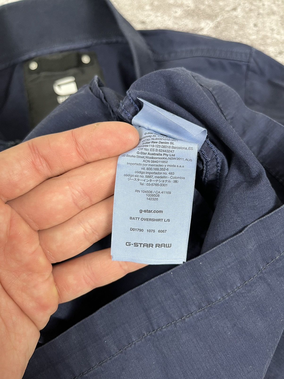 G-Star G Star Raw Batt Overshirt 3D Logo Jacket Size US M / EU 48-50 / 2 - 9 Thumbnail