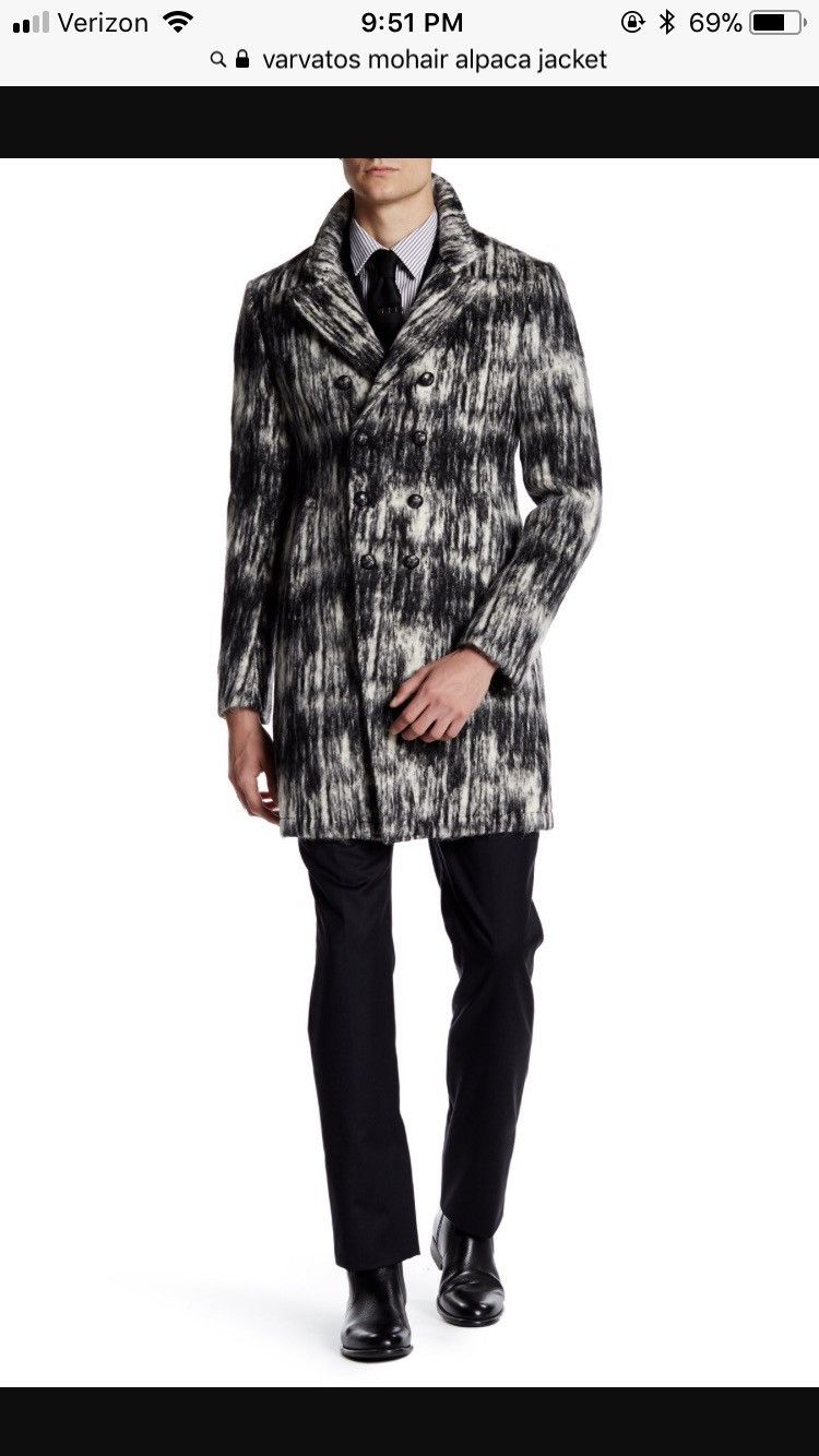 John Varvatos Zebra coat. 48 Size US M / EU 48-50 / 2 - 7 Thumbnail