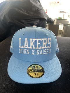 Los Angeles Lakers New Era Born x Raised Heavyweight T-Shirt - White