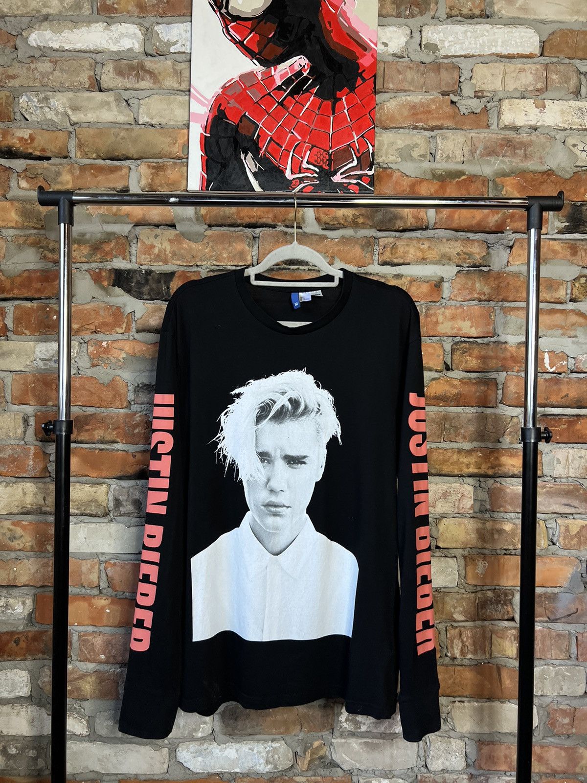 Band Tees × H&M × Justin Bieber Band Tee Justin Bieber Purpose Tour Longsleeve Medium Size US M / EU 48-50 / 2 - 1 Thumbnail