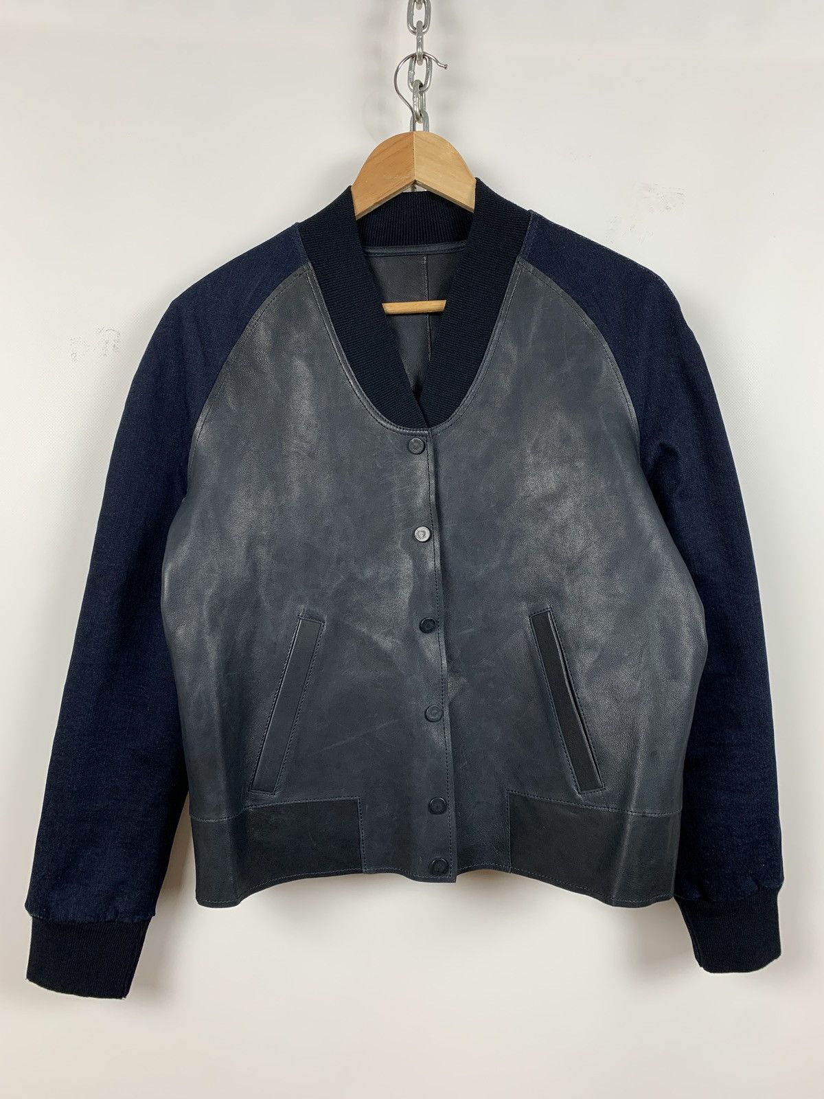 Allsaints Allsaints Women’s Lamb Leather Bomber Jacket Size M / US 6-8 / IT 42-44 - 2 Thumbnail