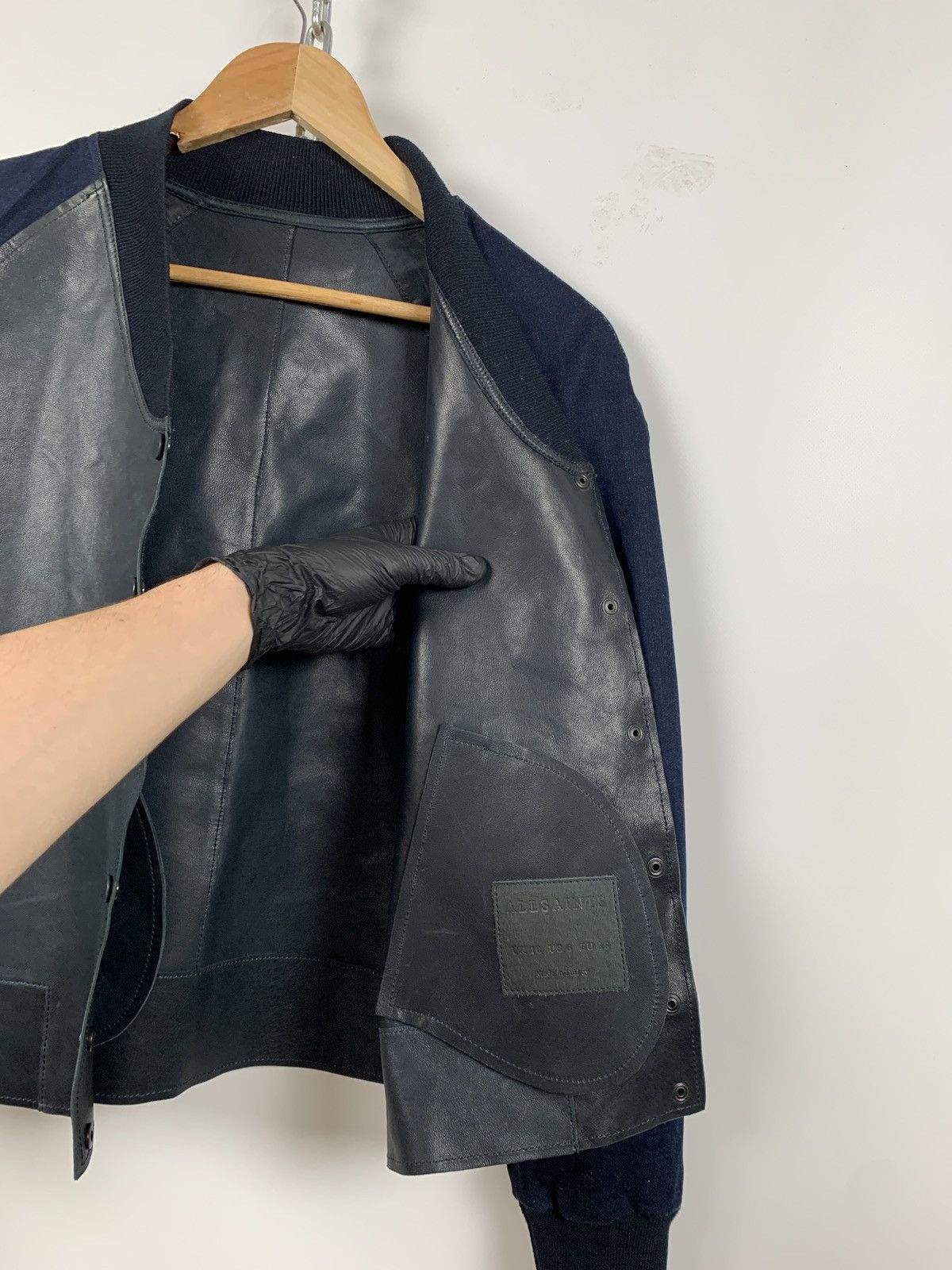 Allsaints Allsaints Women’s Lamb Leather Bomber Jacket Size M / US 6-8 / IT 42-44 - 8 Thumbnail
