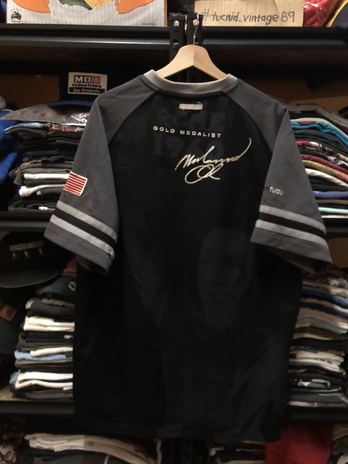 Rare!! Vintage Fubu Muhammad Ali Embroidery Jersey