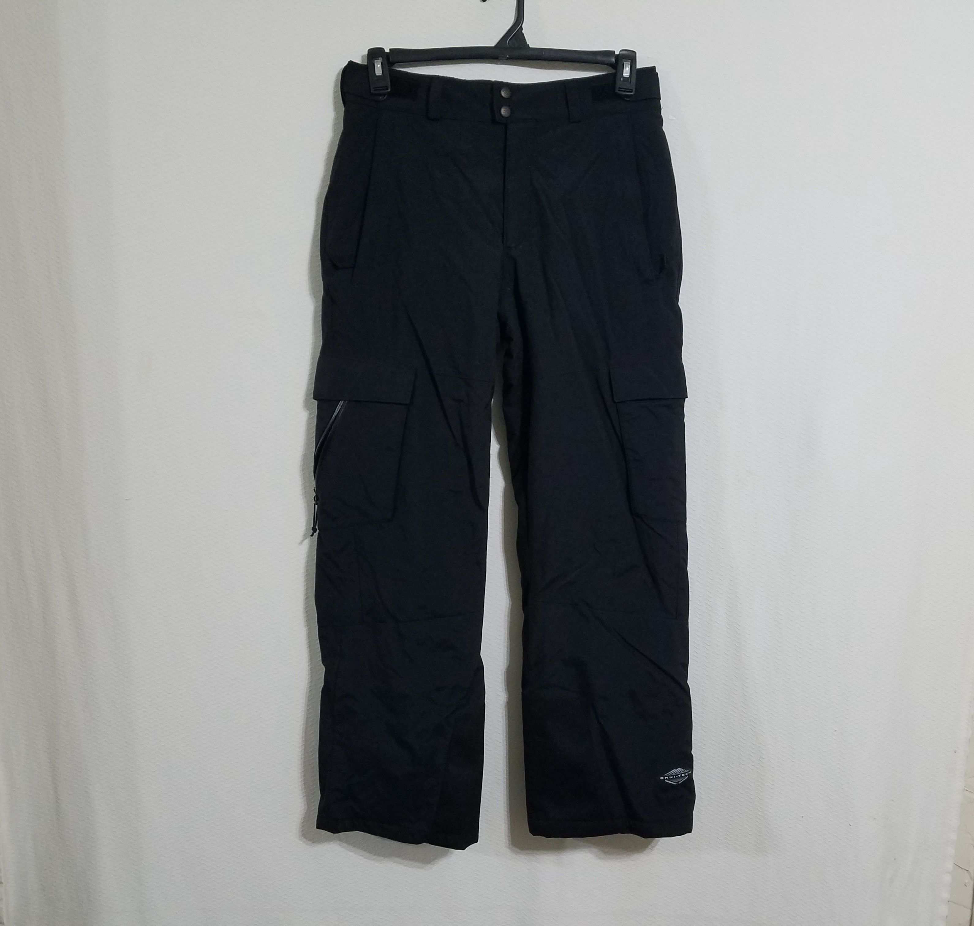 image of Columbia Mens Snow Pants Grt Small Black Snowboard