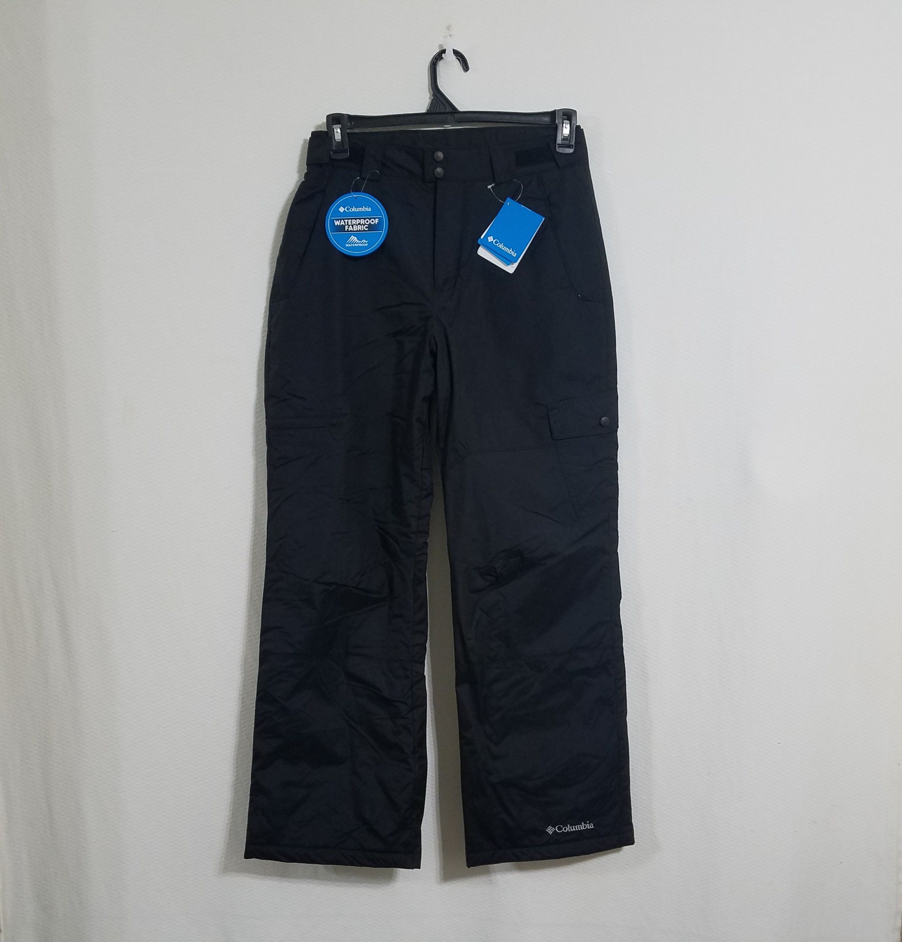 image of New Columbia Mens Small Snow Pants Black Snowboard