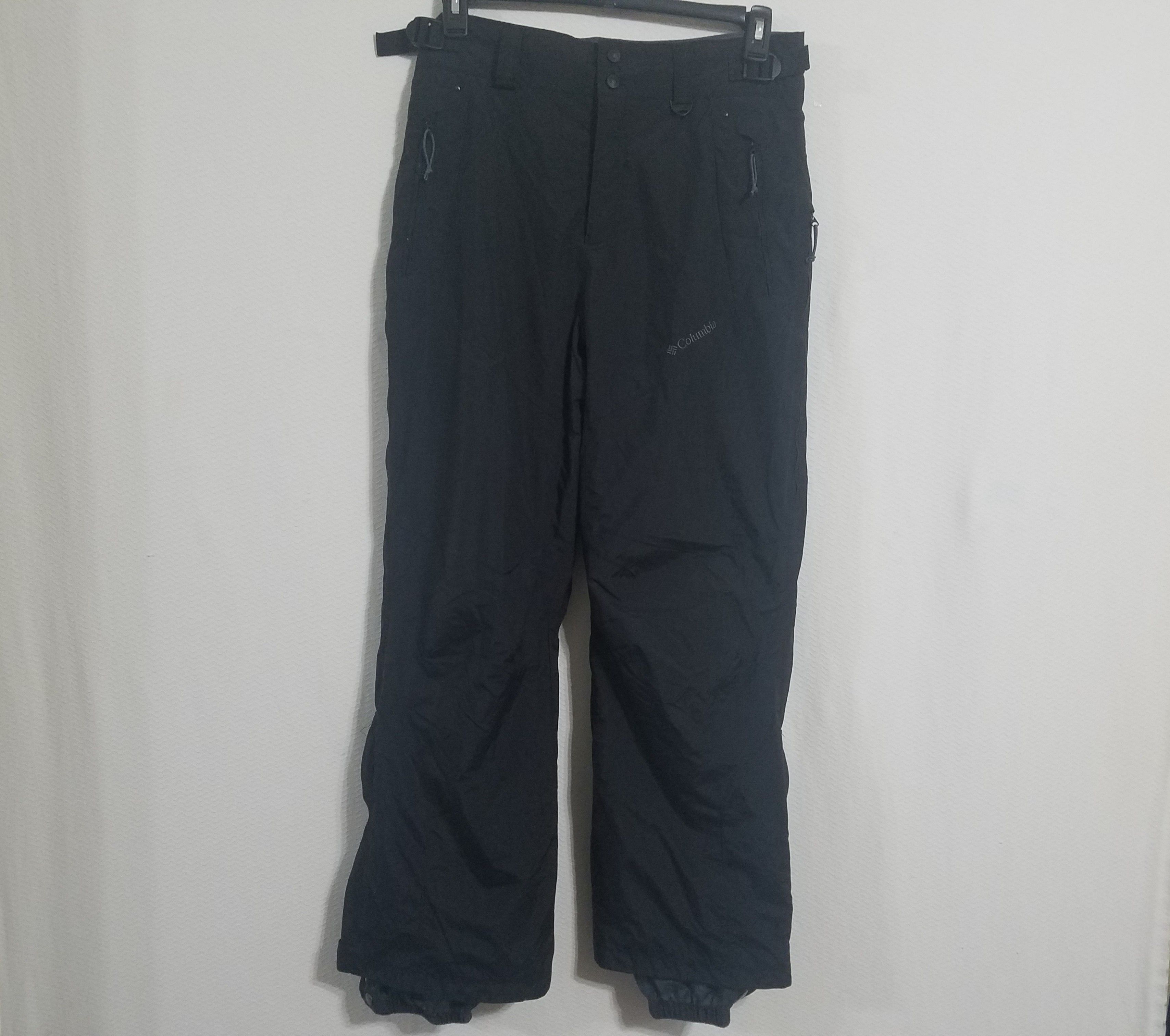 Columbia Mens Small Black Ski Winter Snow Pants Suit