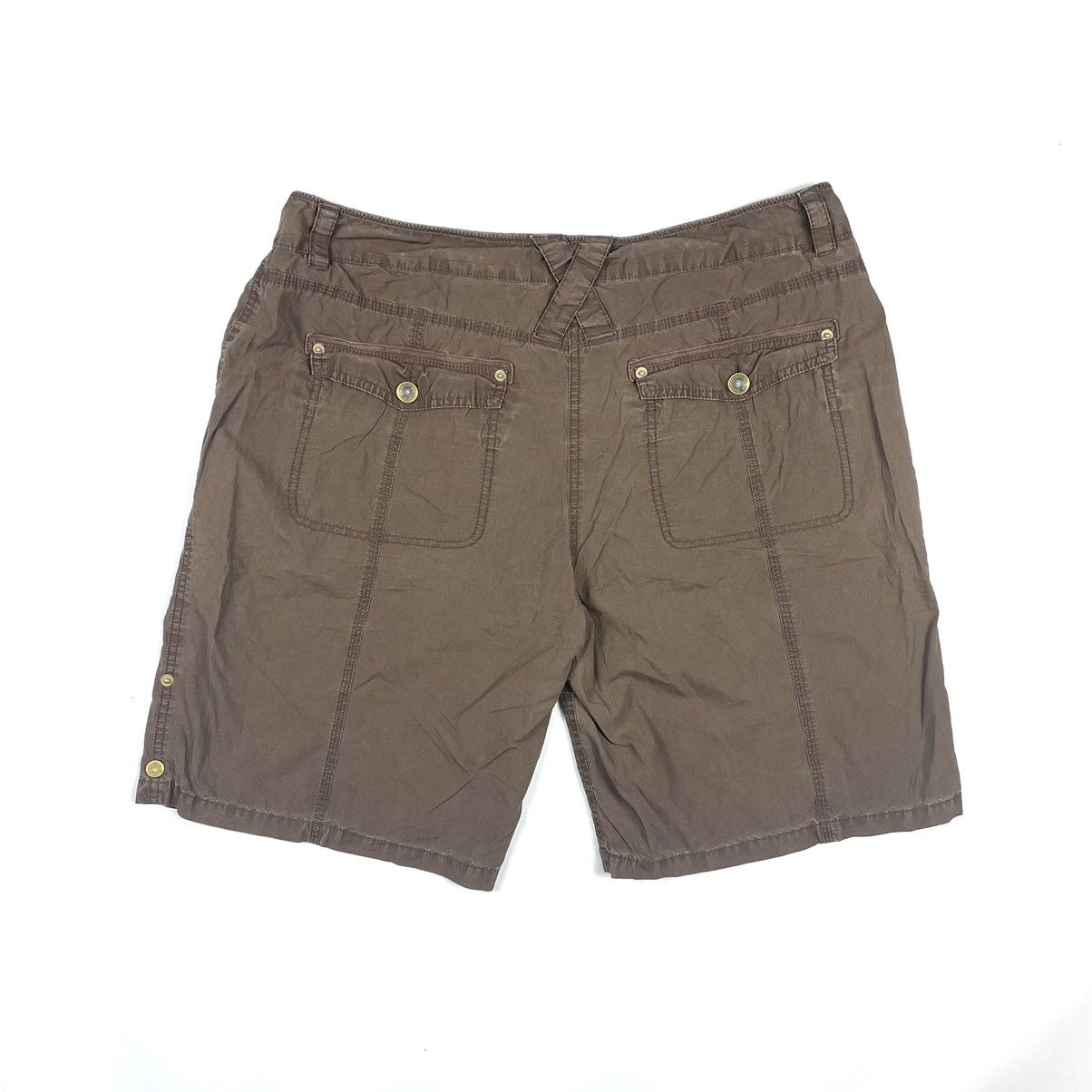 Japanese Brand × Vintage Y2K Vintage Brown Shorts Like Cactus Jack Size US 34 / EU 50 - 3 Thumbnail