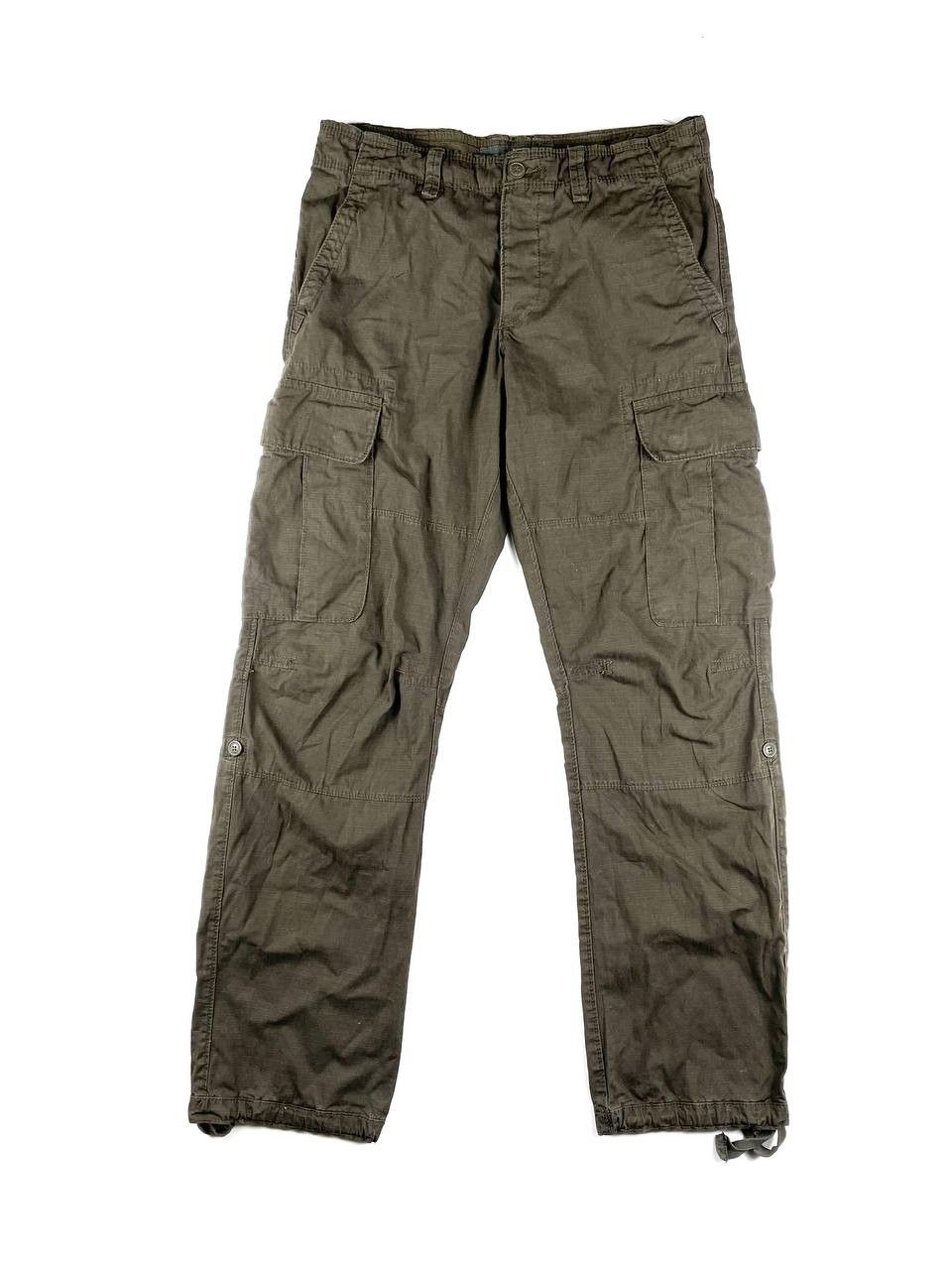 Japanese Brand Y2K Vintage Brown Cargo Pants like Carhartt Size: 31 Size US 31 - 1 Thumbnail