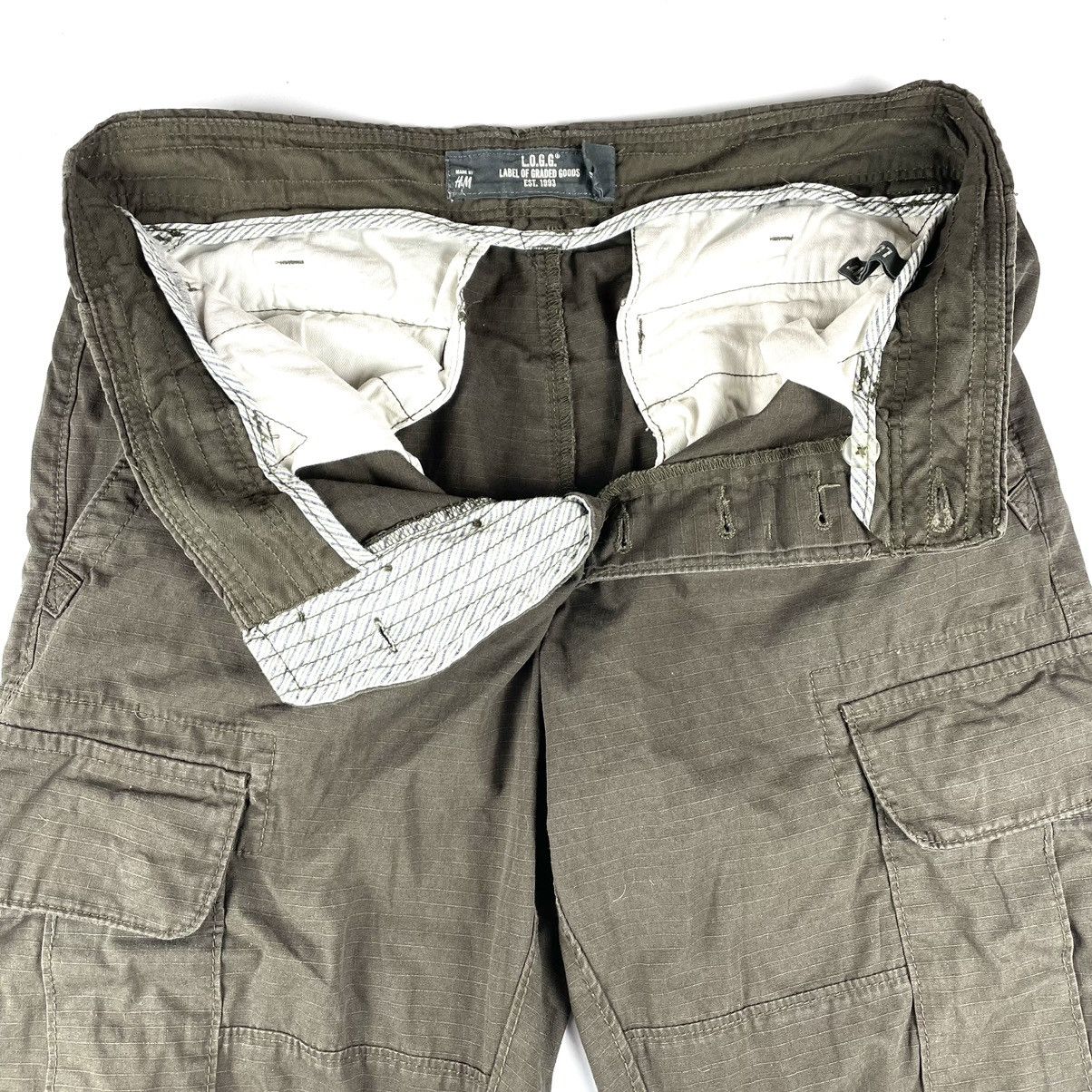 Japanese Brand Y2K Vintage Brown Cargo Pants like Carhartt Size: 31 Size US 31 - 5 Thumbnail