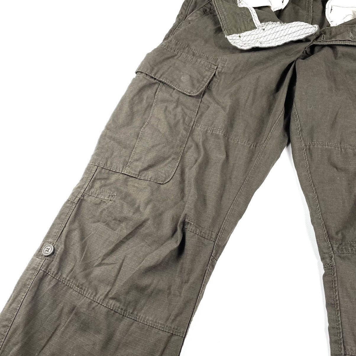 Japanese Brand Y2K Vintage Brown Cargo Pants like Carhartt Size: 31 Size US 31 - 4 Thumbnail