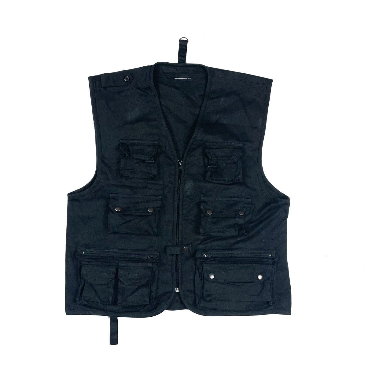 Japanese Brand × Vintage Vintage Black Y2K Denim Vest Like Rick Owens Size US L / EU 52-54 / 3 - 1 Thumbnail